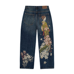 Derschutze "yakuza" indigo washed Denim