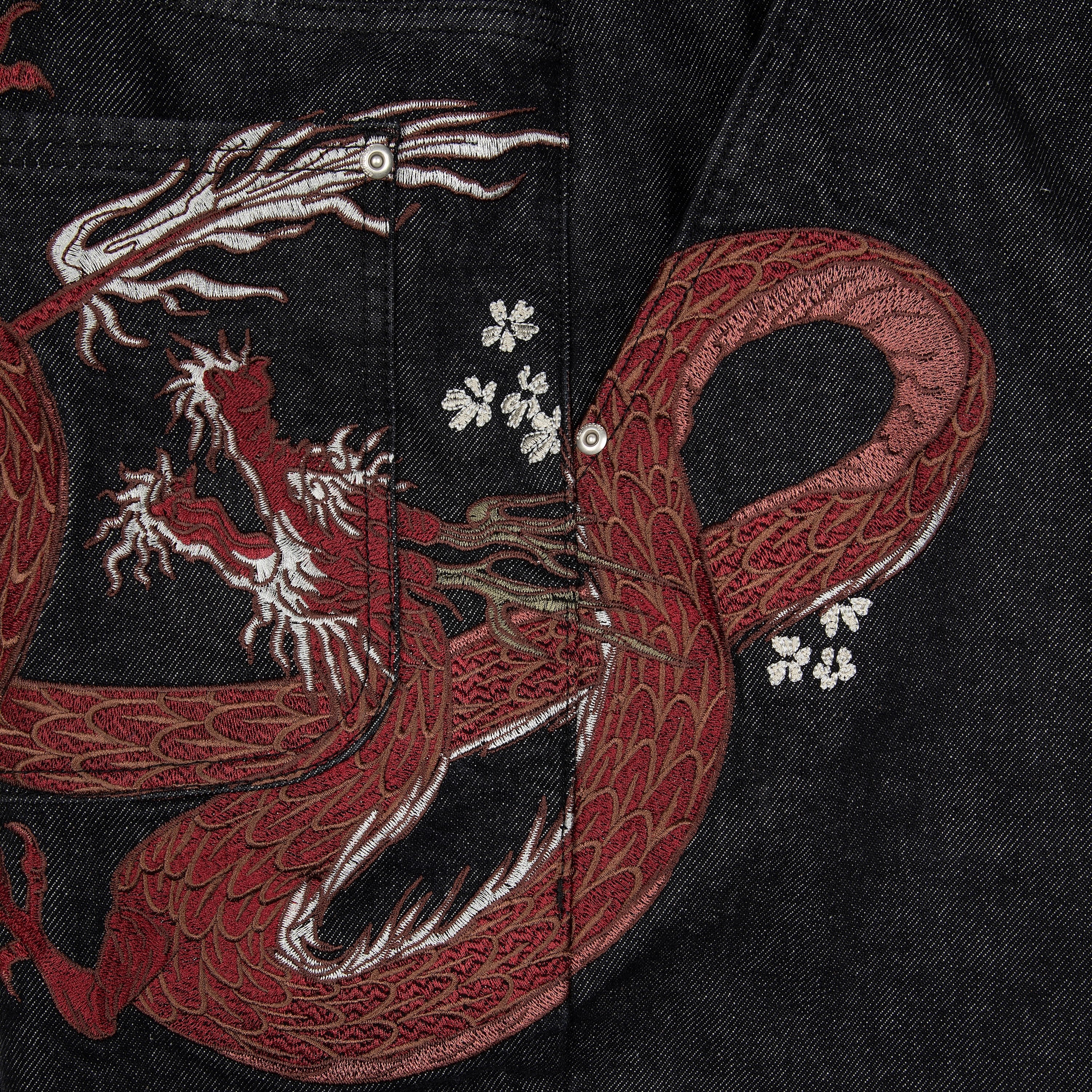 Derschutze "yakuza" raw Denim black