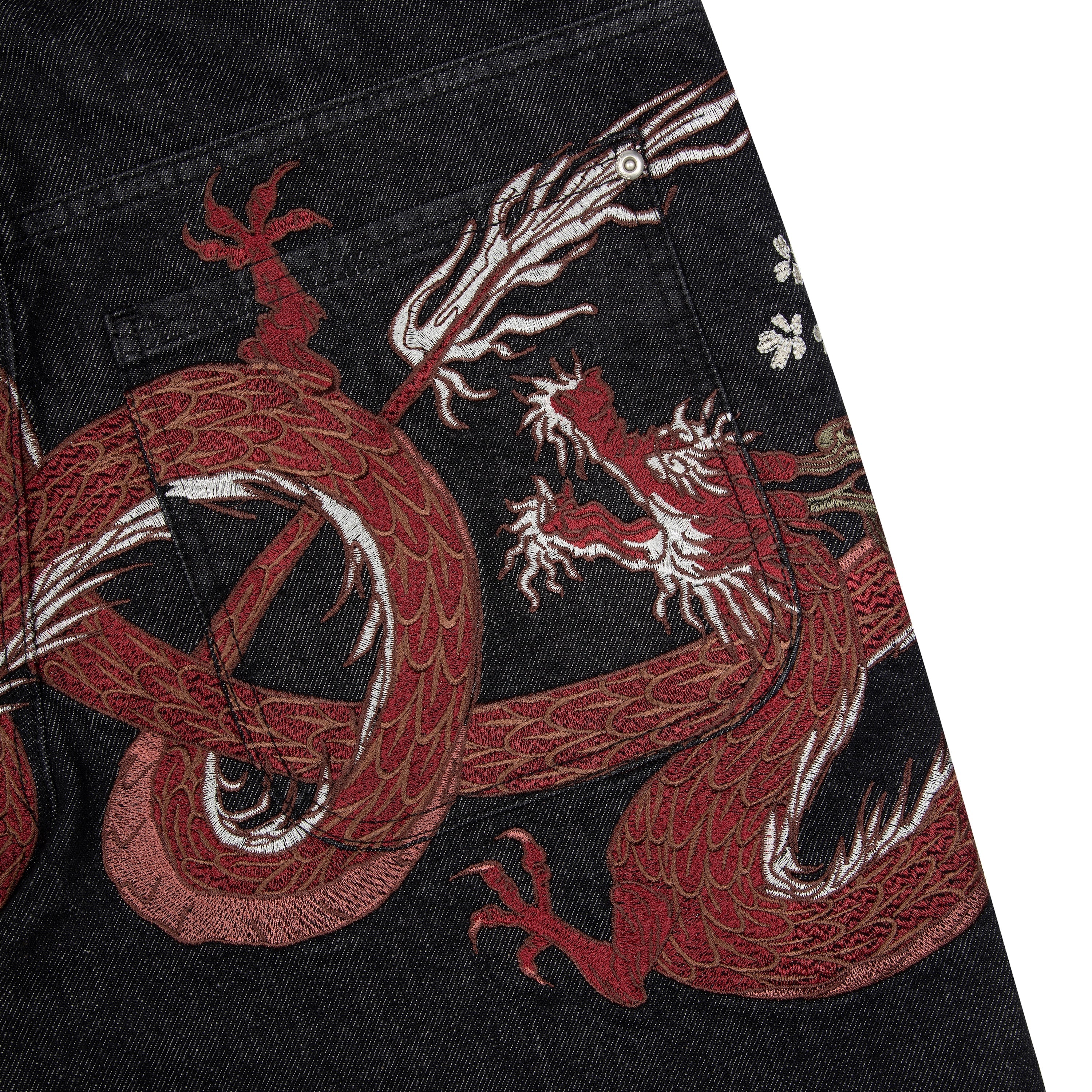 Derschutze "yakuza" raw Denim black