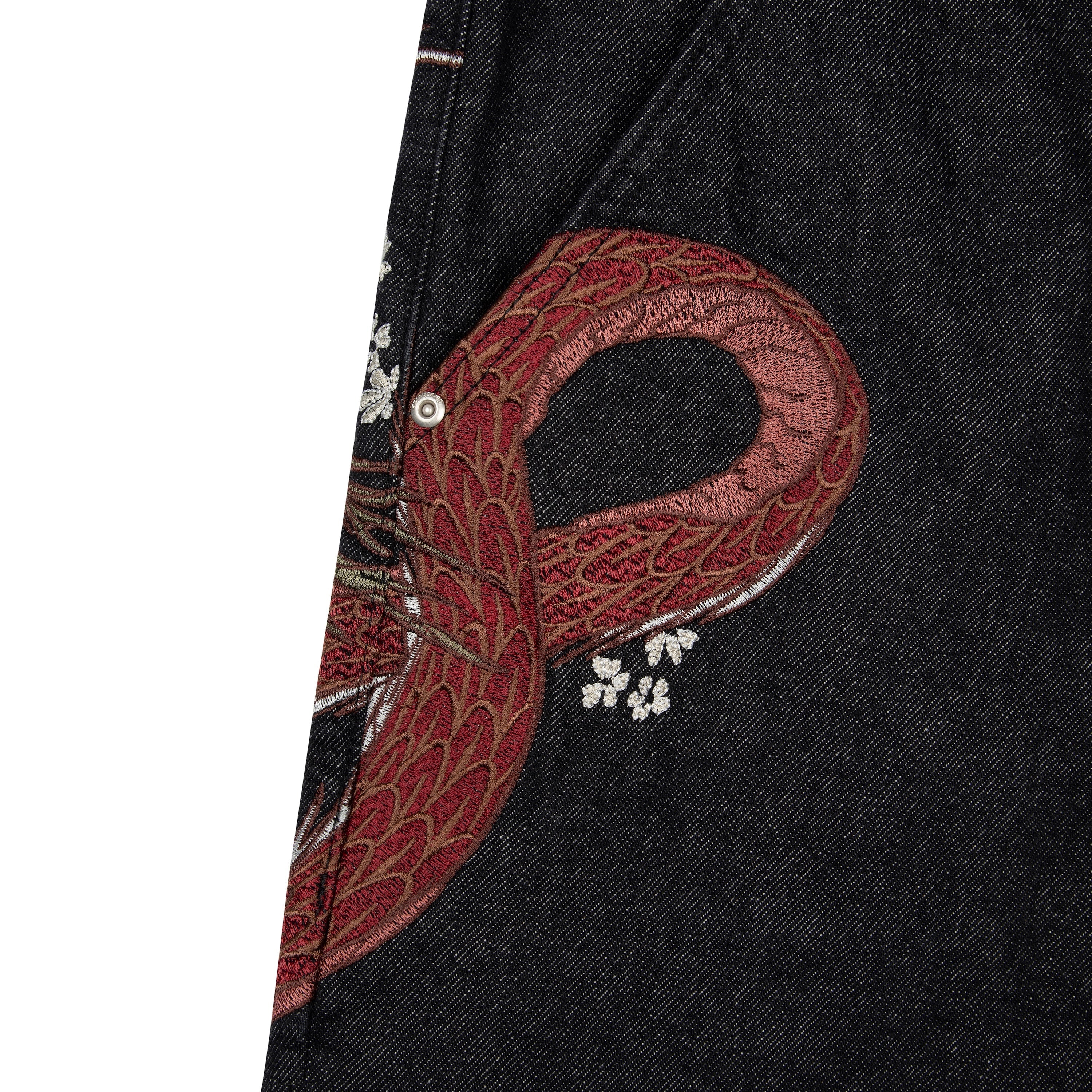 Derschutze "yakuza" raw Denim black