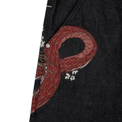 Derschutze "yakuza" raw Denim black