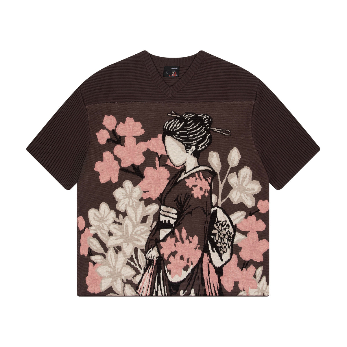 Derschutze "yakuza v2" knitted Jersey brown