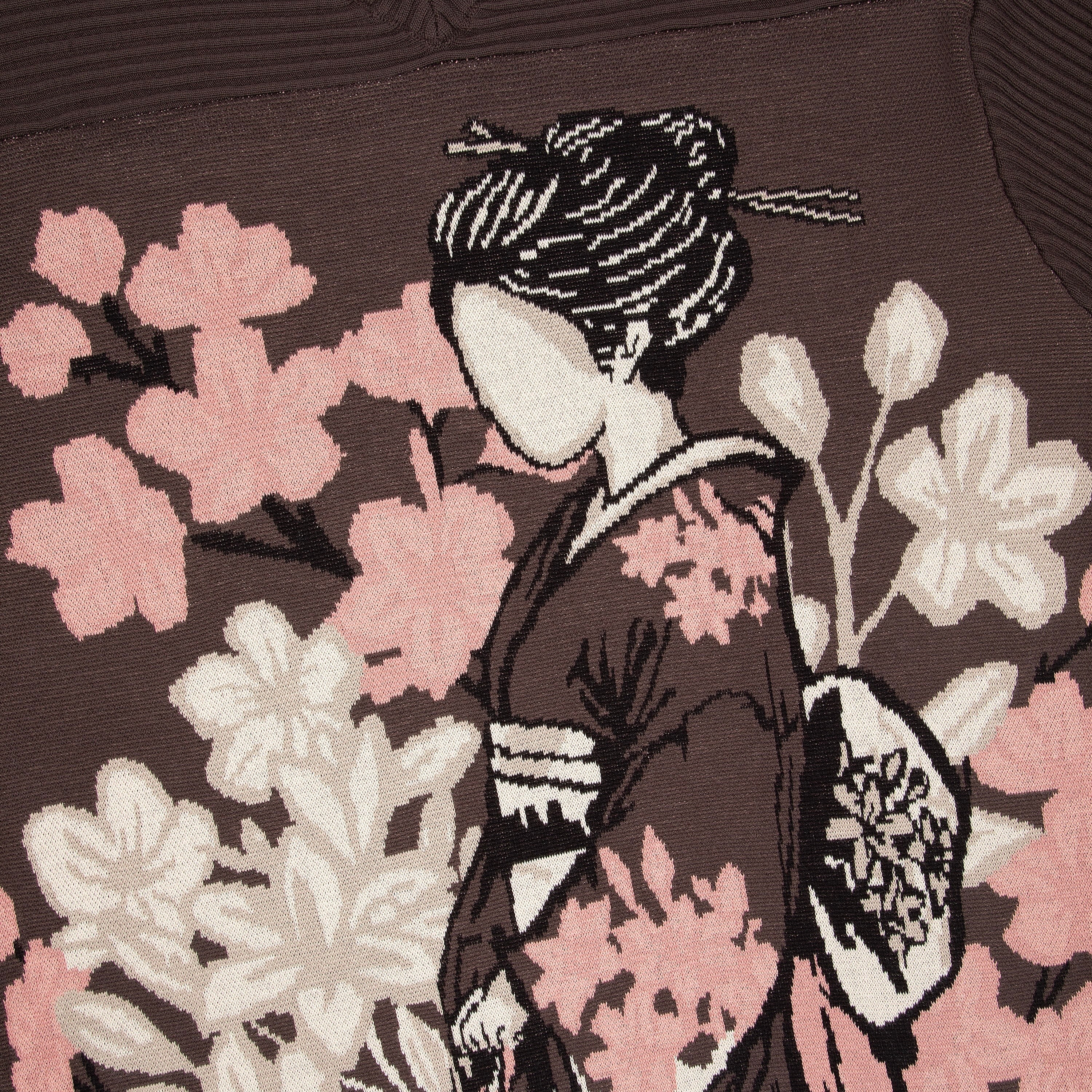 Derschutze "yakuza v2" knitted Jersey brown