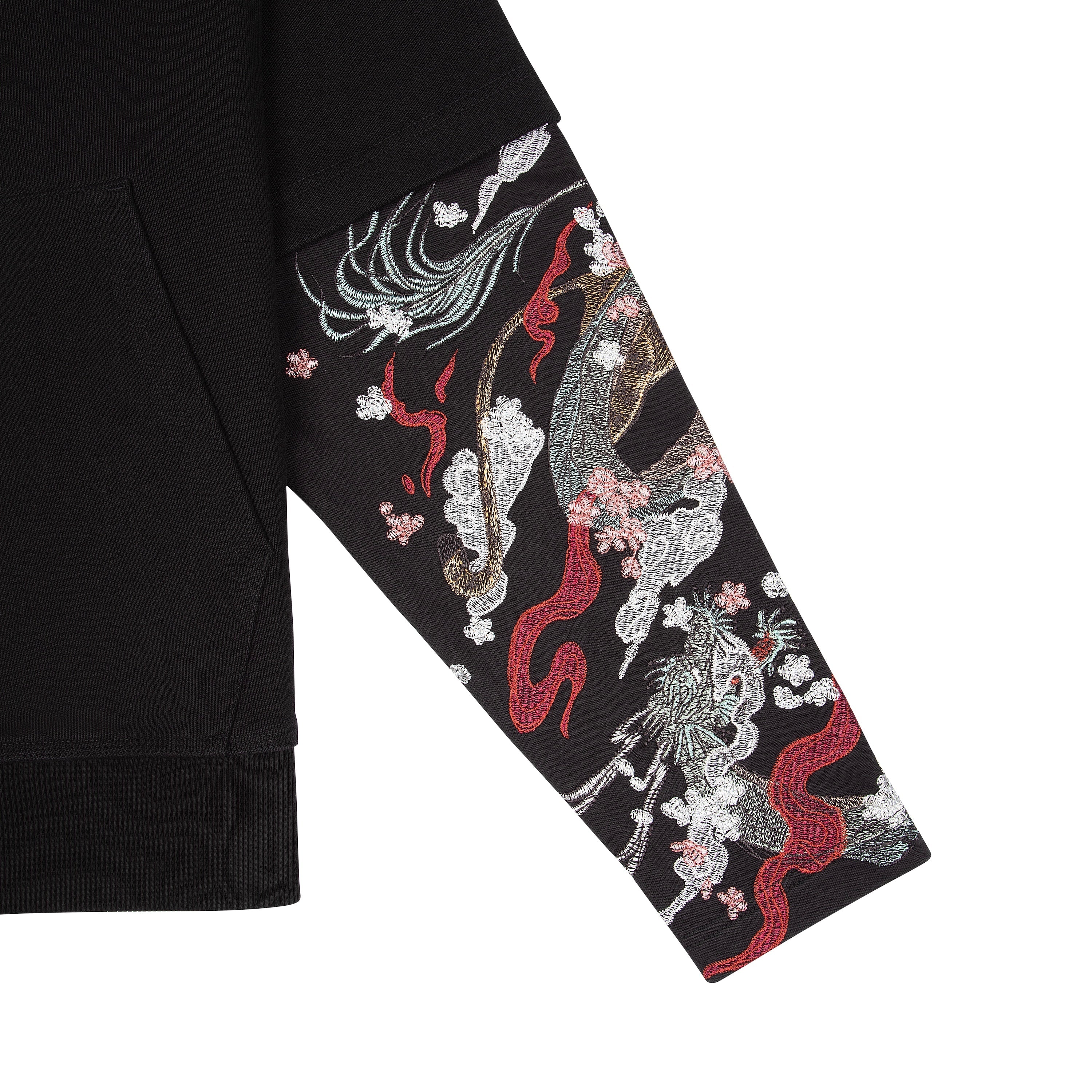 Derschutze "yakuza" double sleeve Hoodie