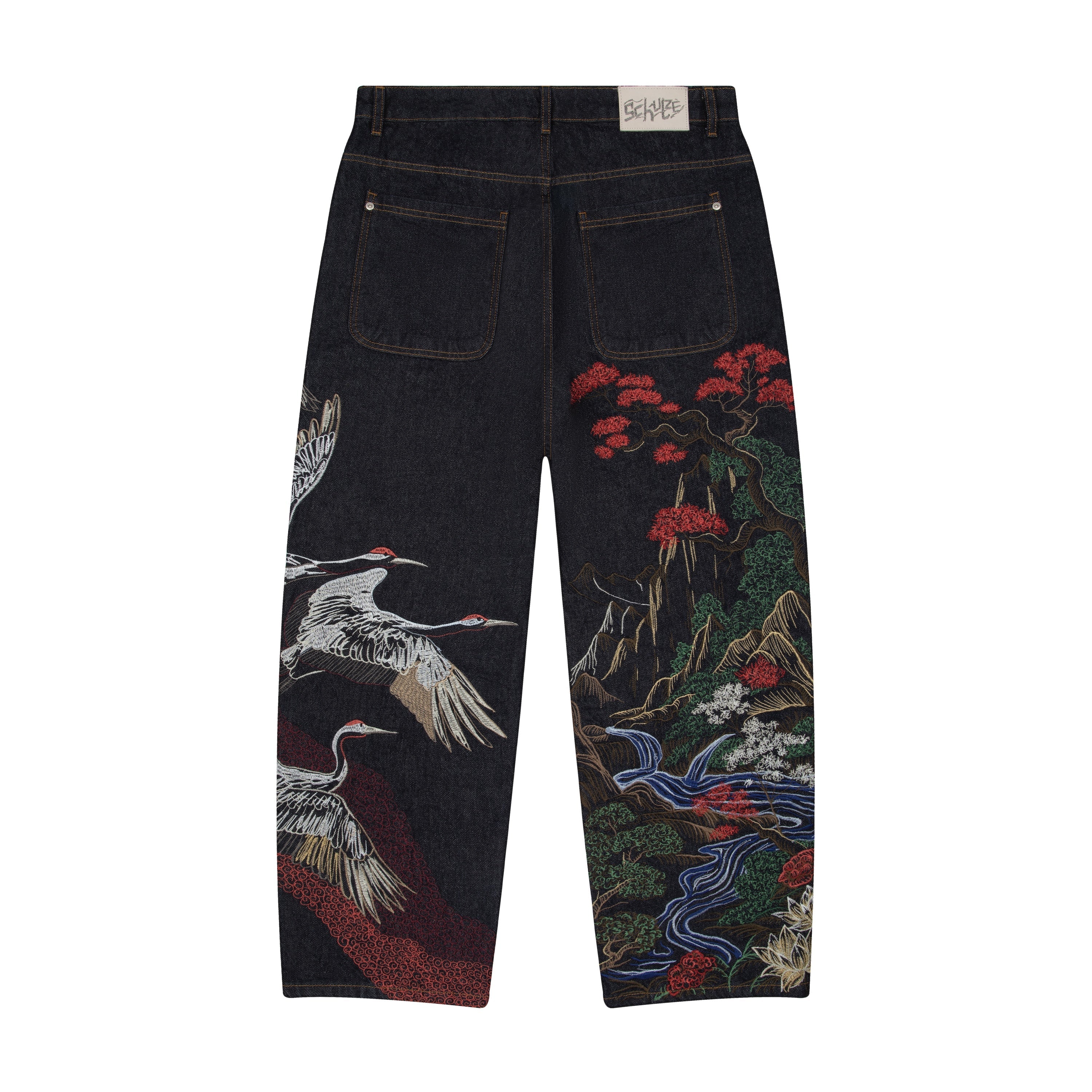 Derschutze "kyoto" indigo raw Denim