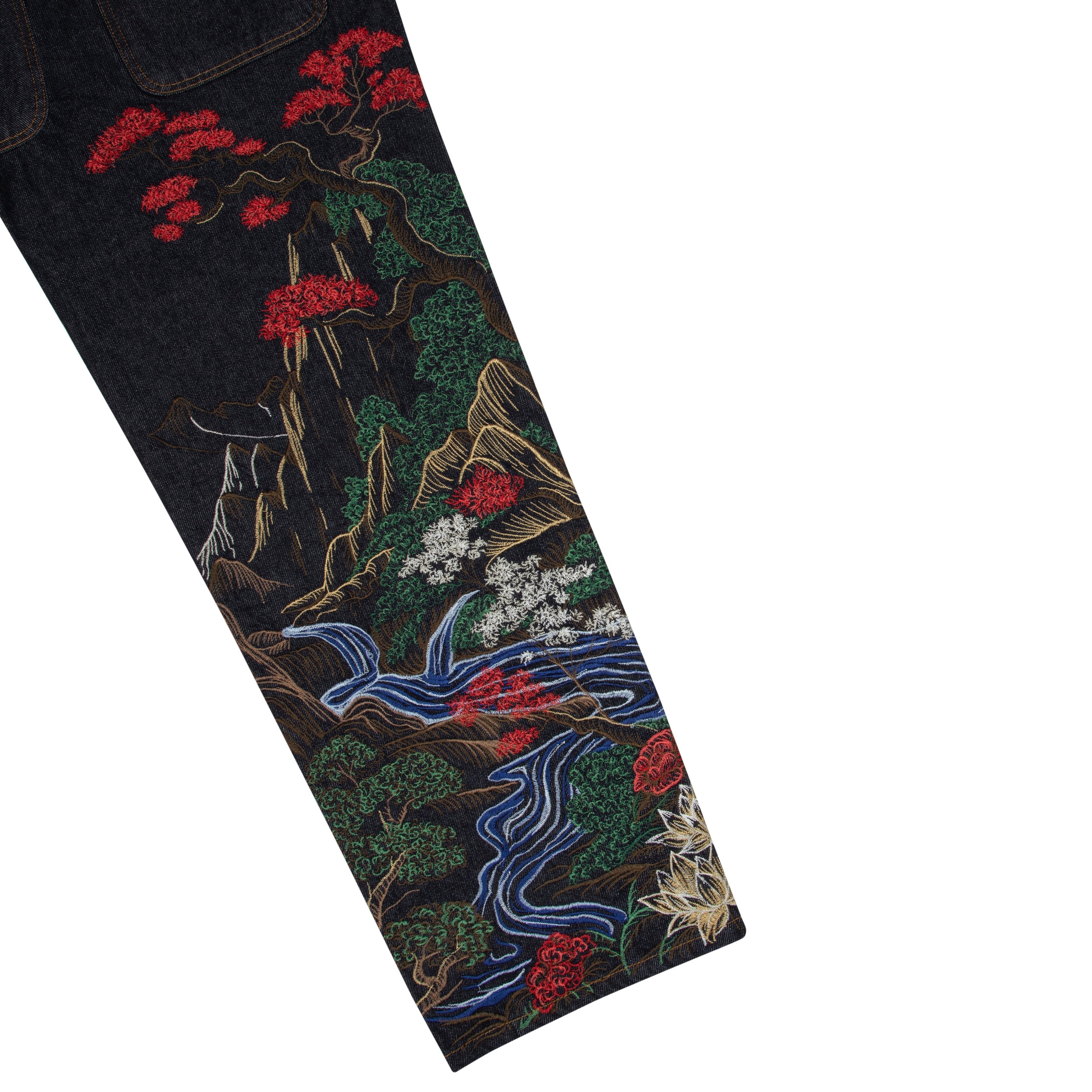 Derschutze "kyoto" indigo raw Denim