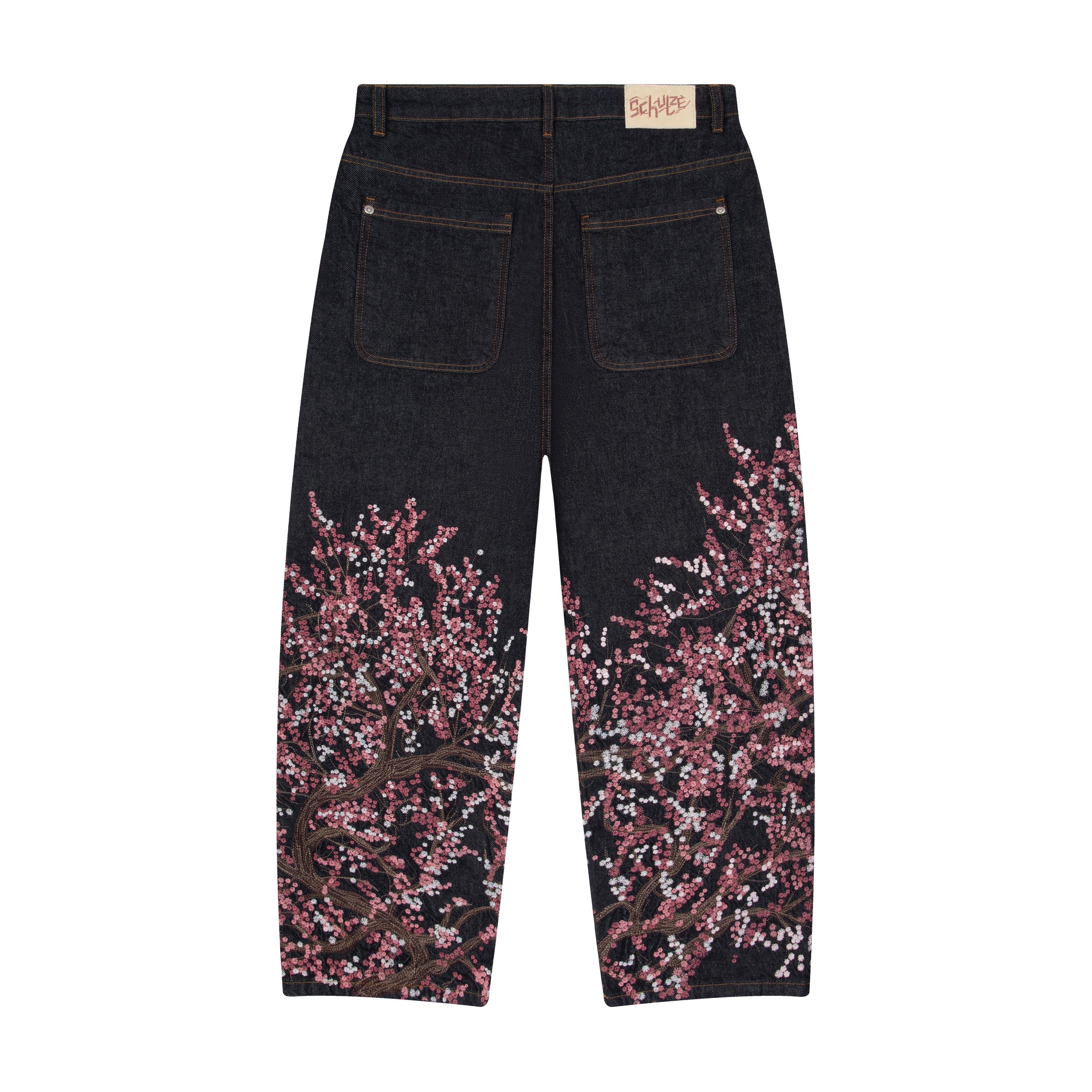 Derschutze "blossom v3" indigo raw Denim 02