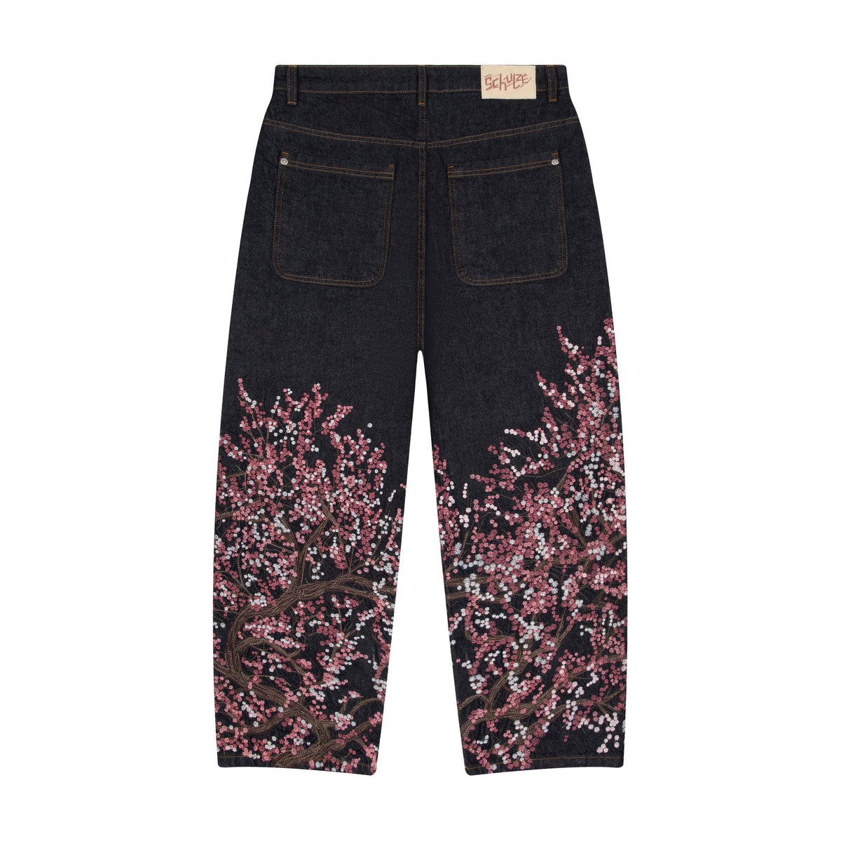 Derschutze "blossom v3" indigo raw Denim 02