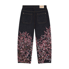 Derschutze "blossom v3" indigo raw Denim 02