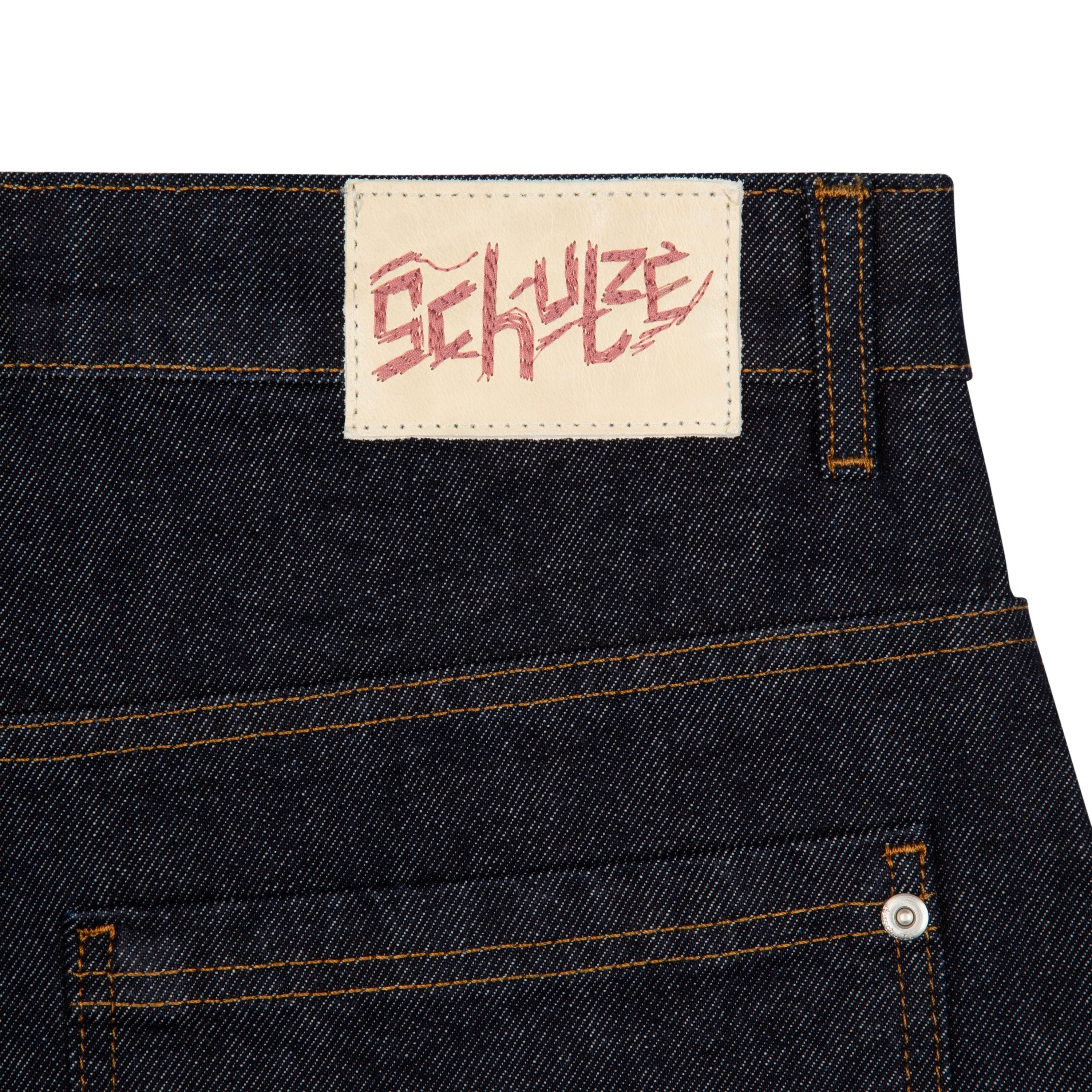 Derschutze "blossom v3" indigo raw Denim 02
