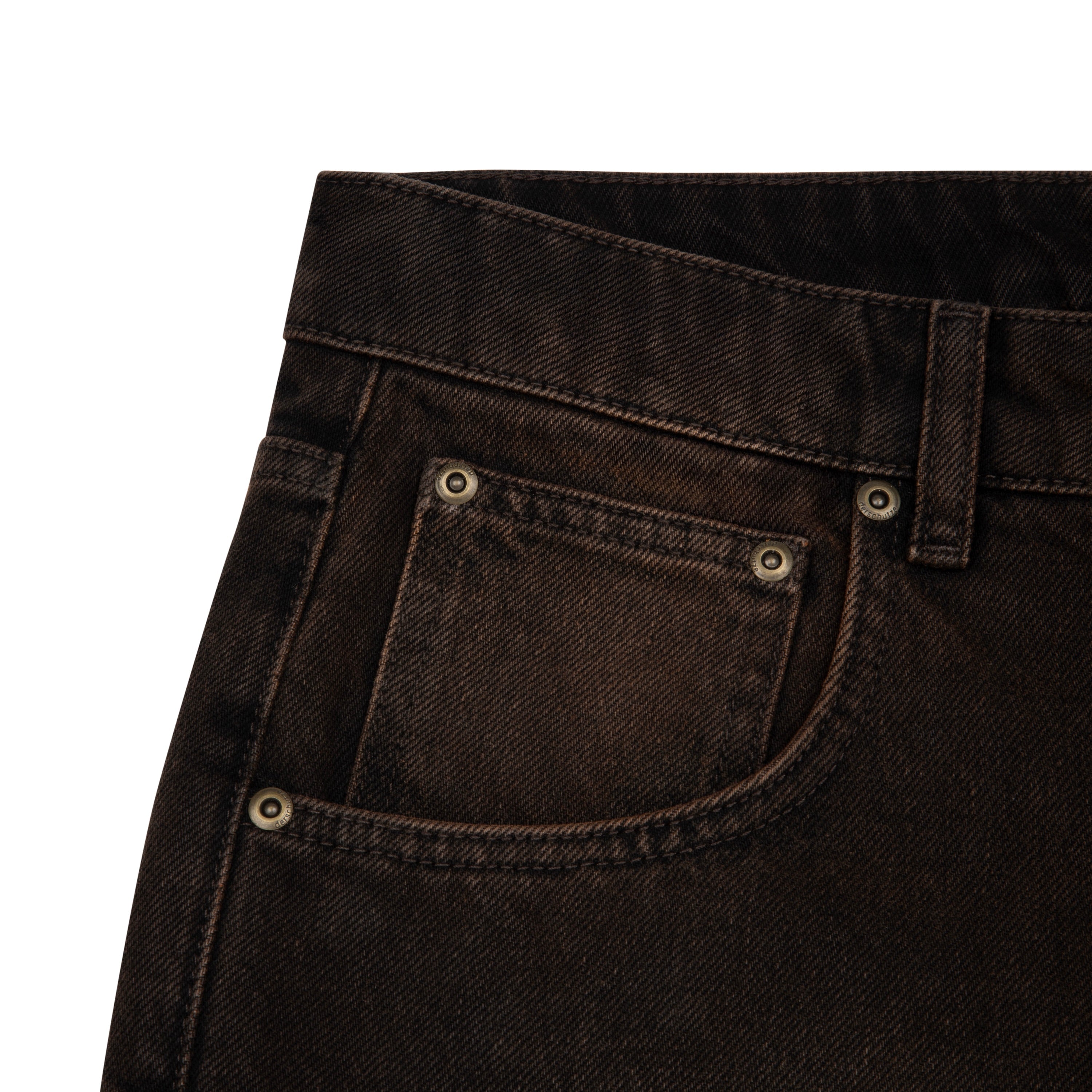Derschutze "lotus v2" brown bootcut Denim