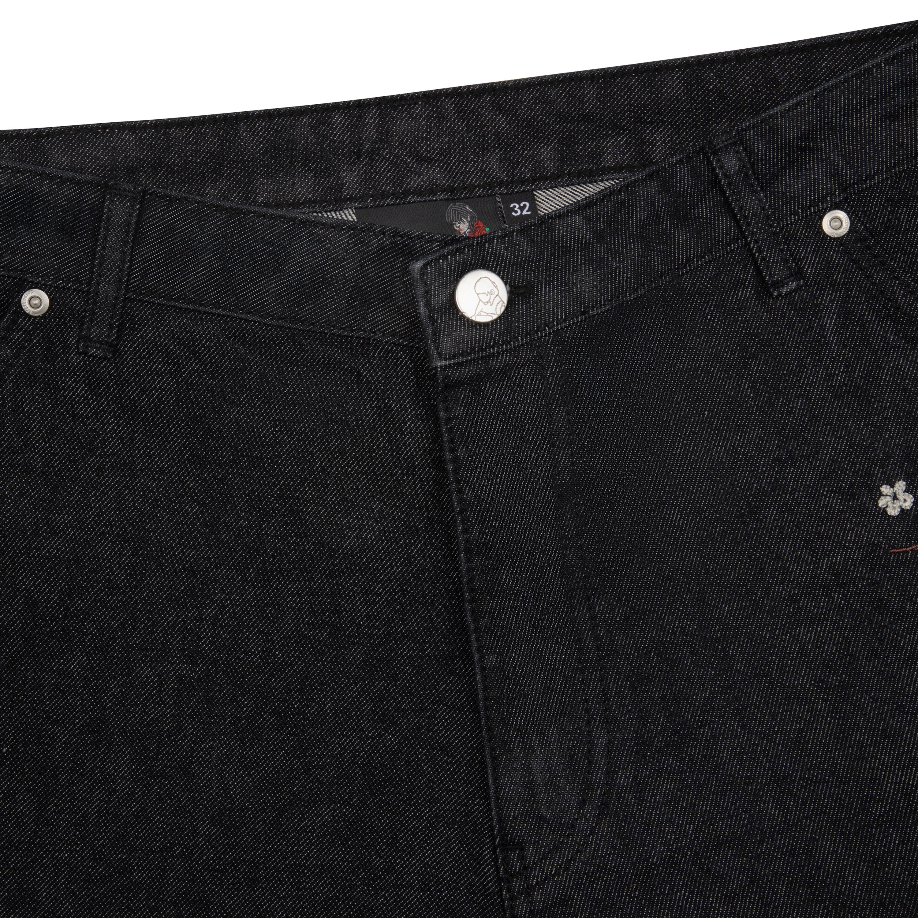 Derschutze "yakuza" black raw Jorts