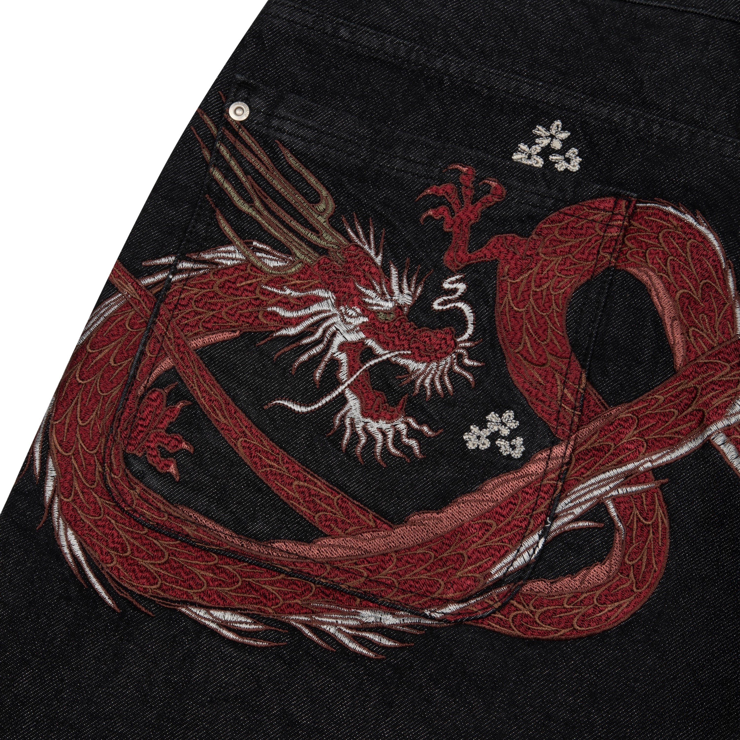 Derschutze "yakuza" black raw Jorts