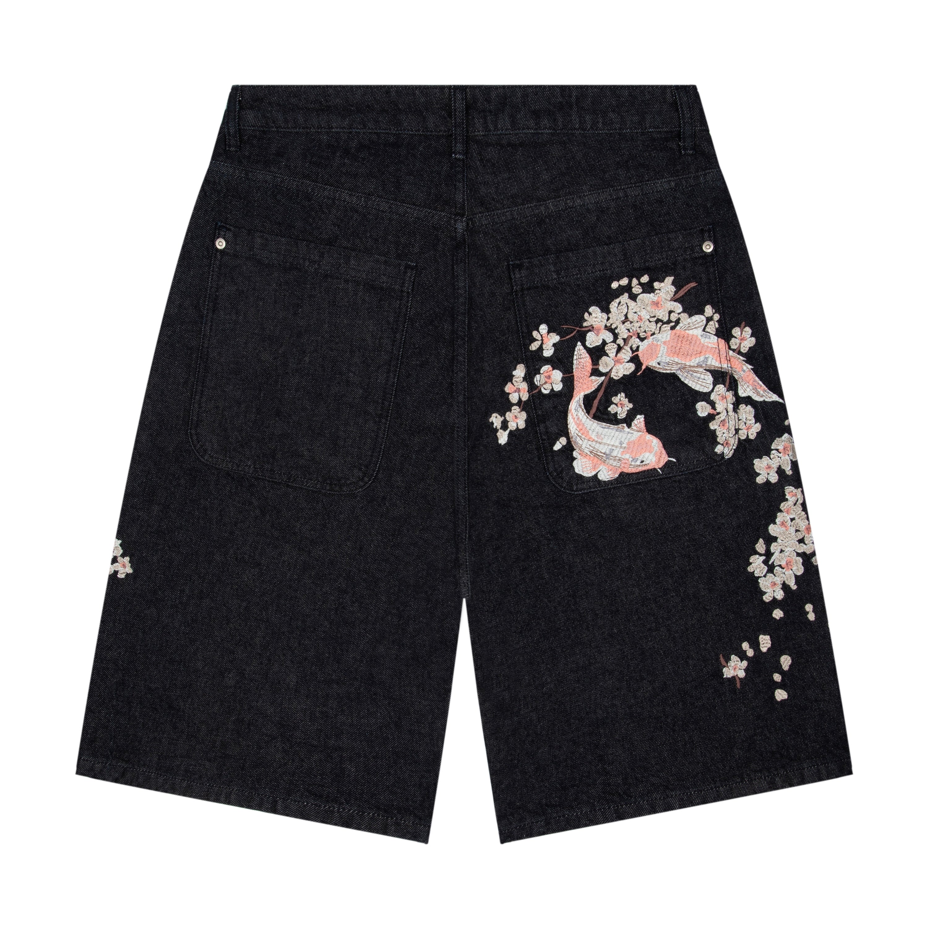 Derschutze "yakuza" indigo raw Jorts 02
