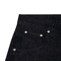 Derschutze "yakuza" indigo raw Jorts 02