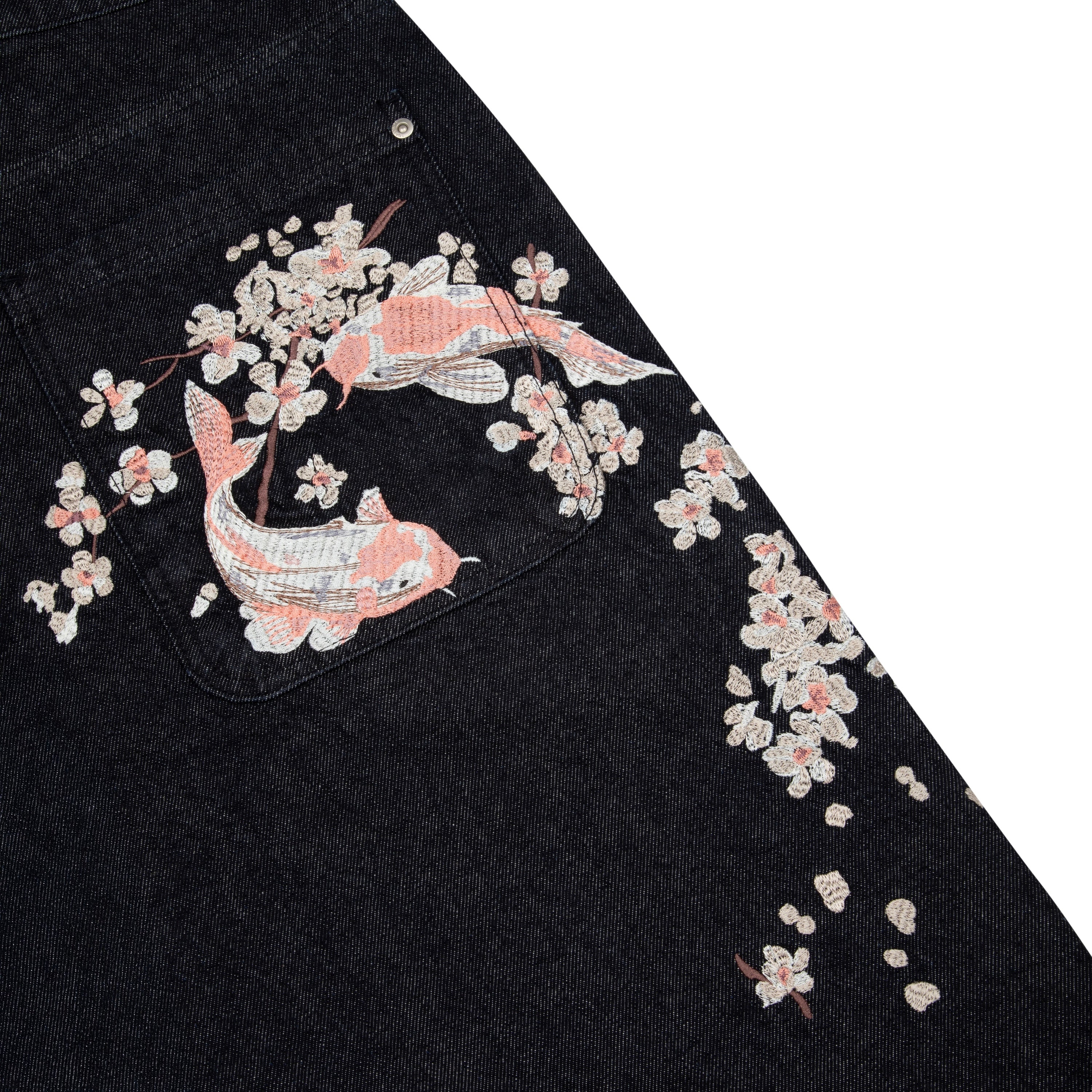 Derschutze "yakuza" indigo raw Jorts 02