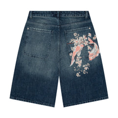 Derschutze "yakuza" indigo washed Jorts 01
