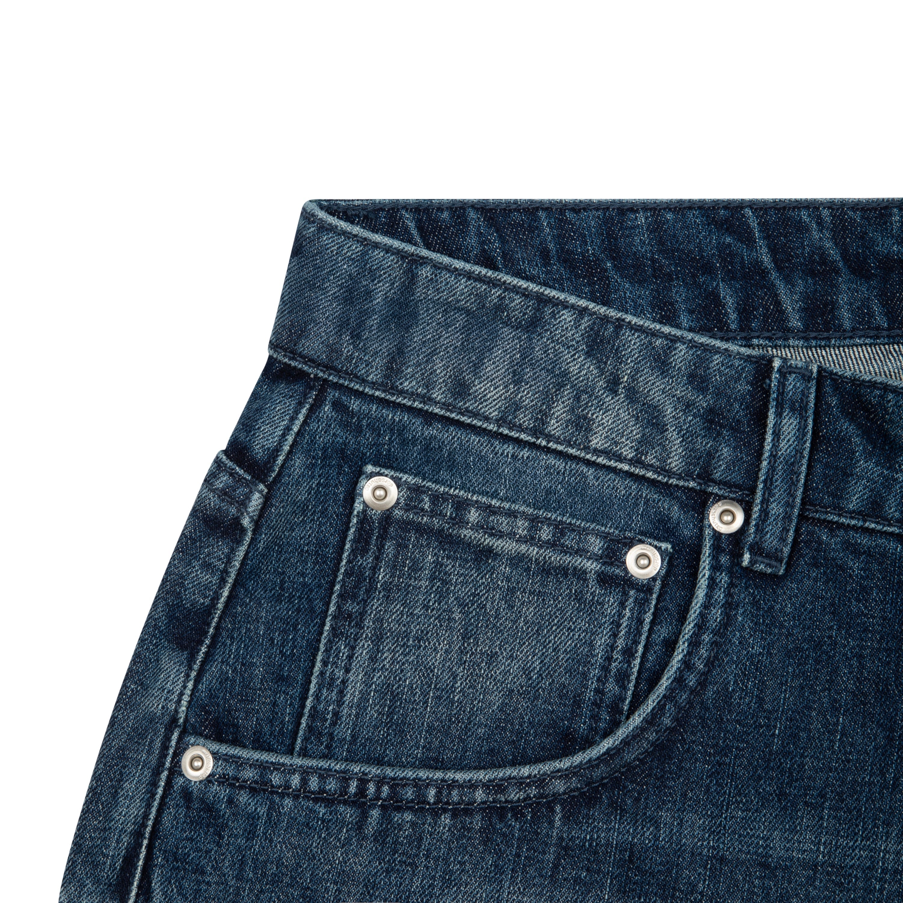 Derschutze "yakuza" indigo washed Jorts 01