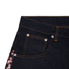 Derschutze "blossom" indigo raw Jorts