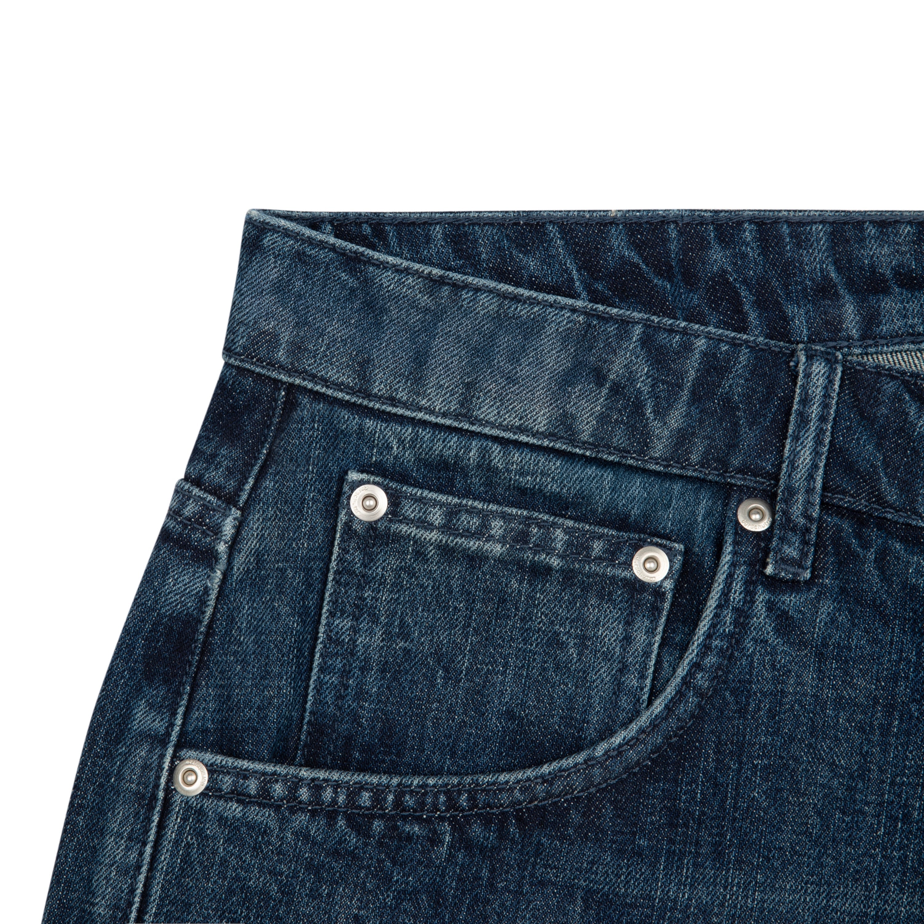 Derschutze "yakuza" indigo washed Jorts 02