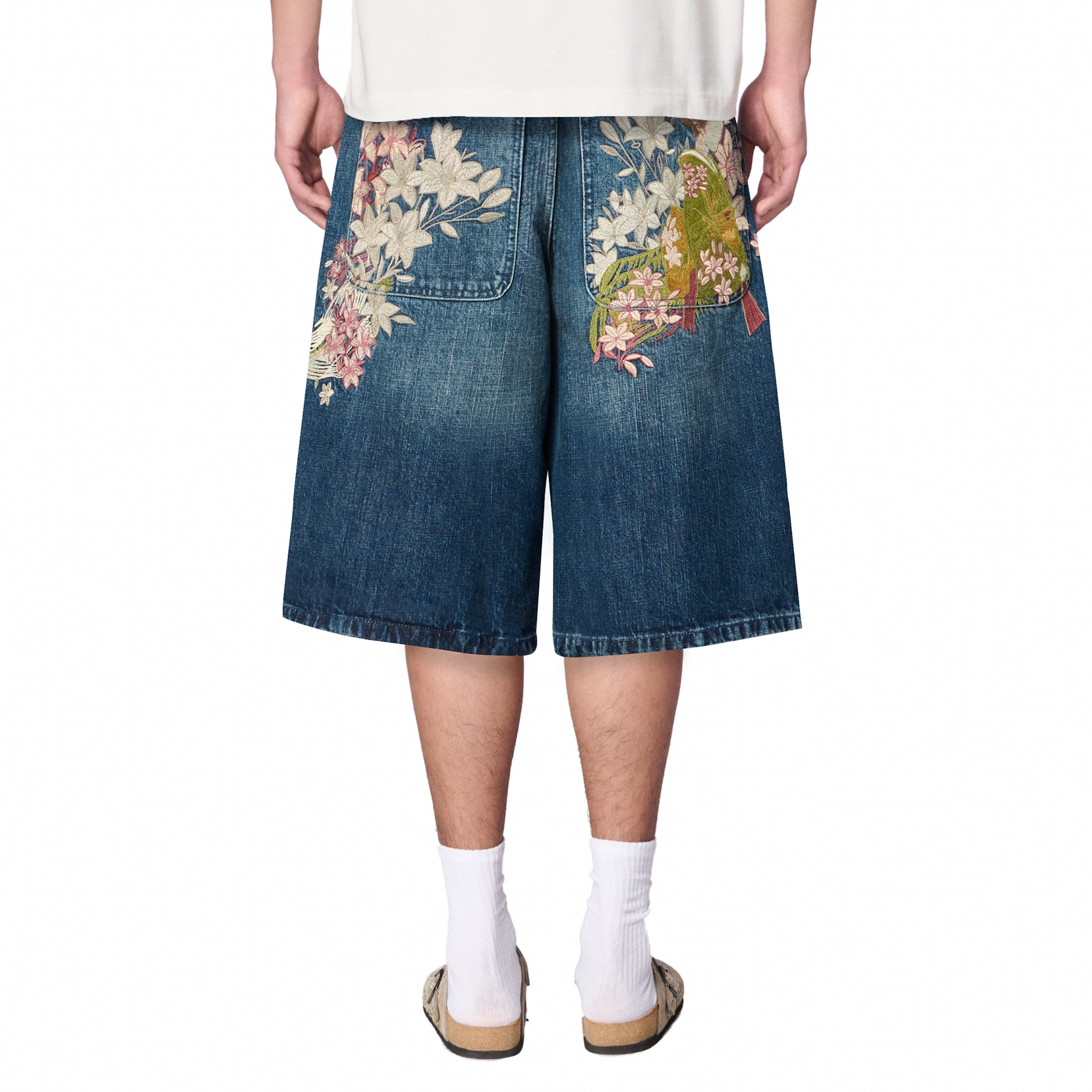 Derschutze "yakuza" indigo washed Jorts 02