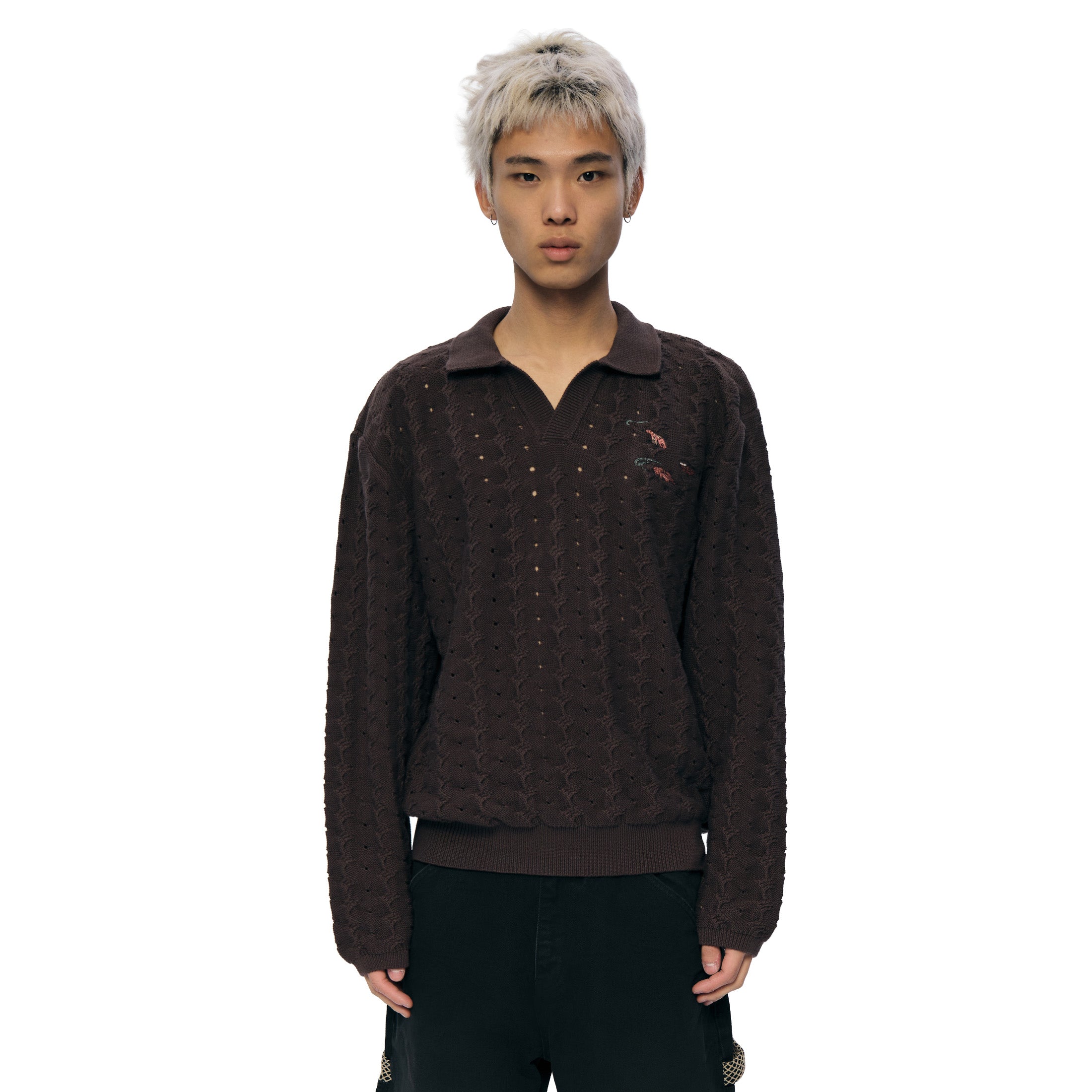 Derschutze "lotus v2" longsleeve Knit brown