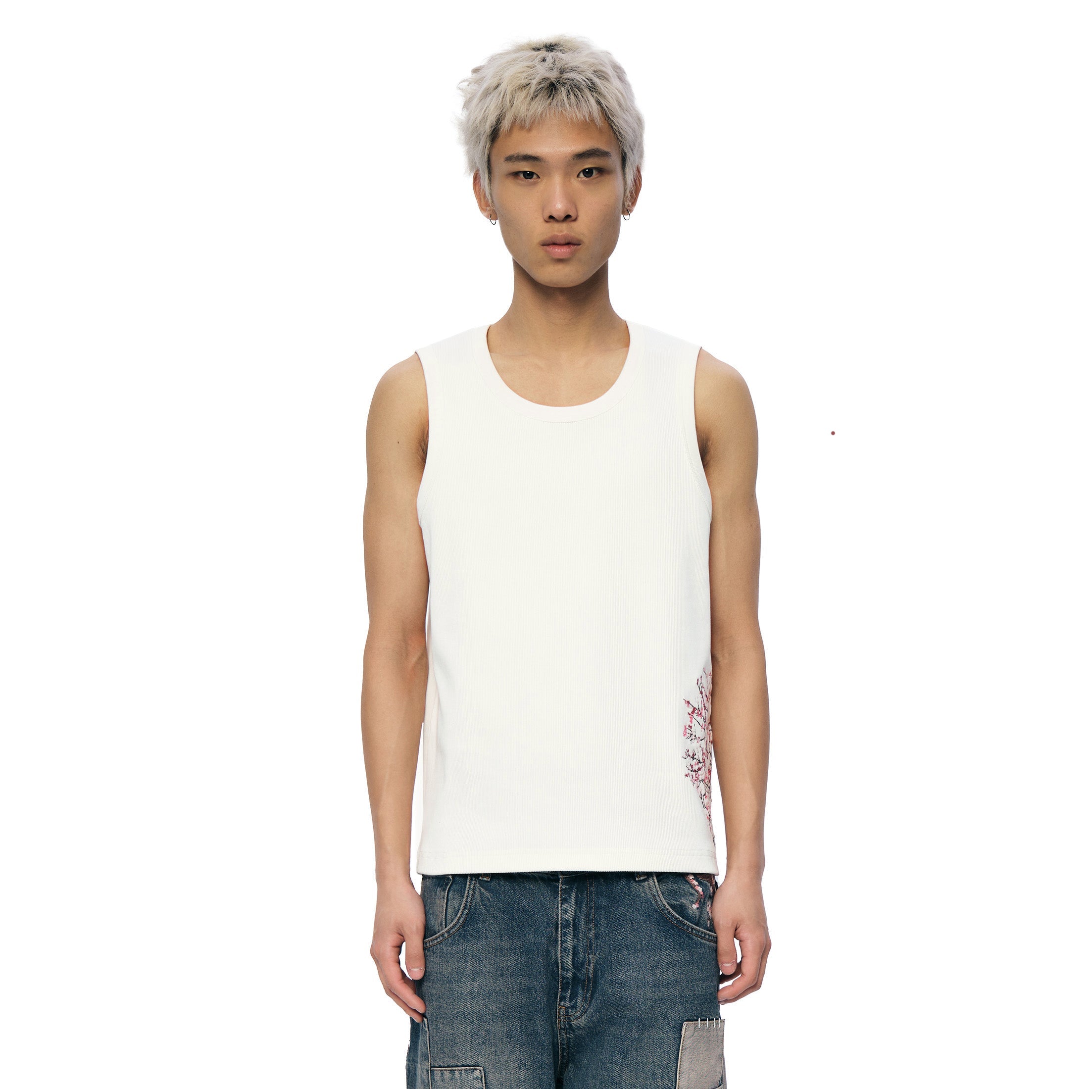Derschutze "blossom v2" Tanktop off white