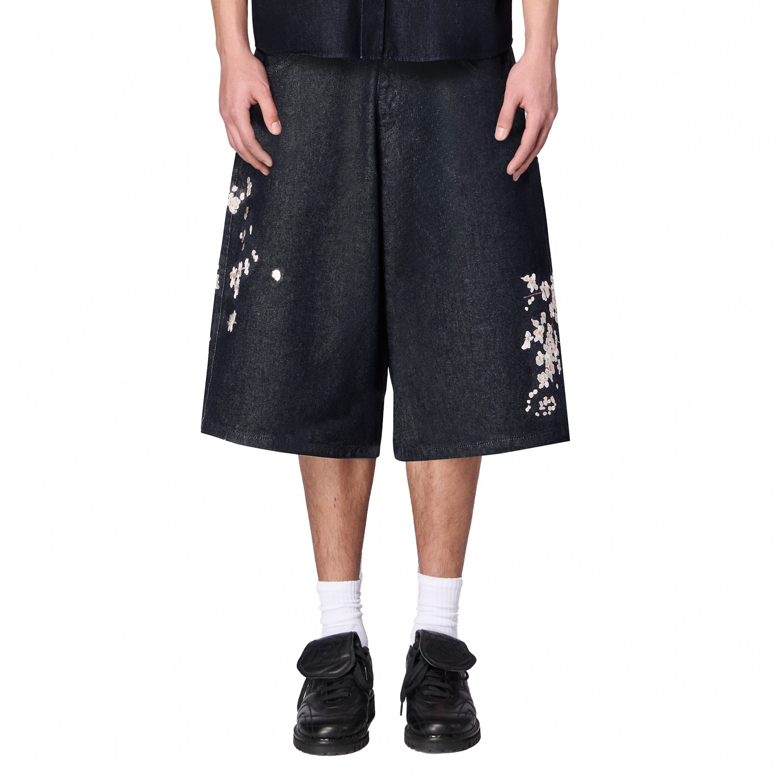 Derschutze "yakuza" indigo raw Jorts 02