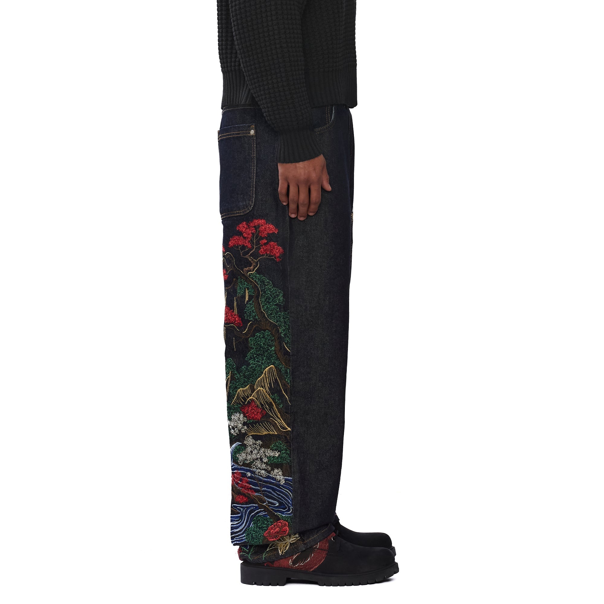 Derschutze "kyoto" indigo raw Denim