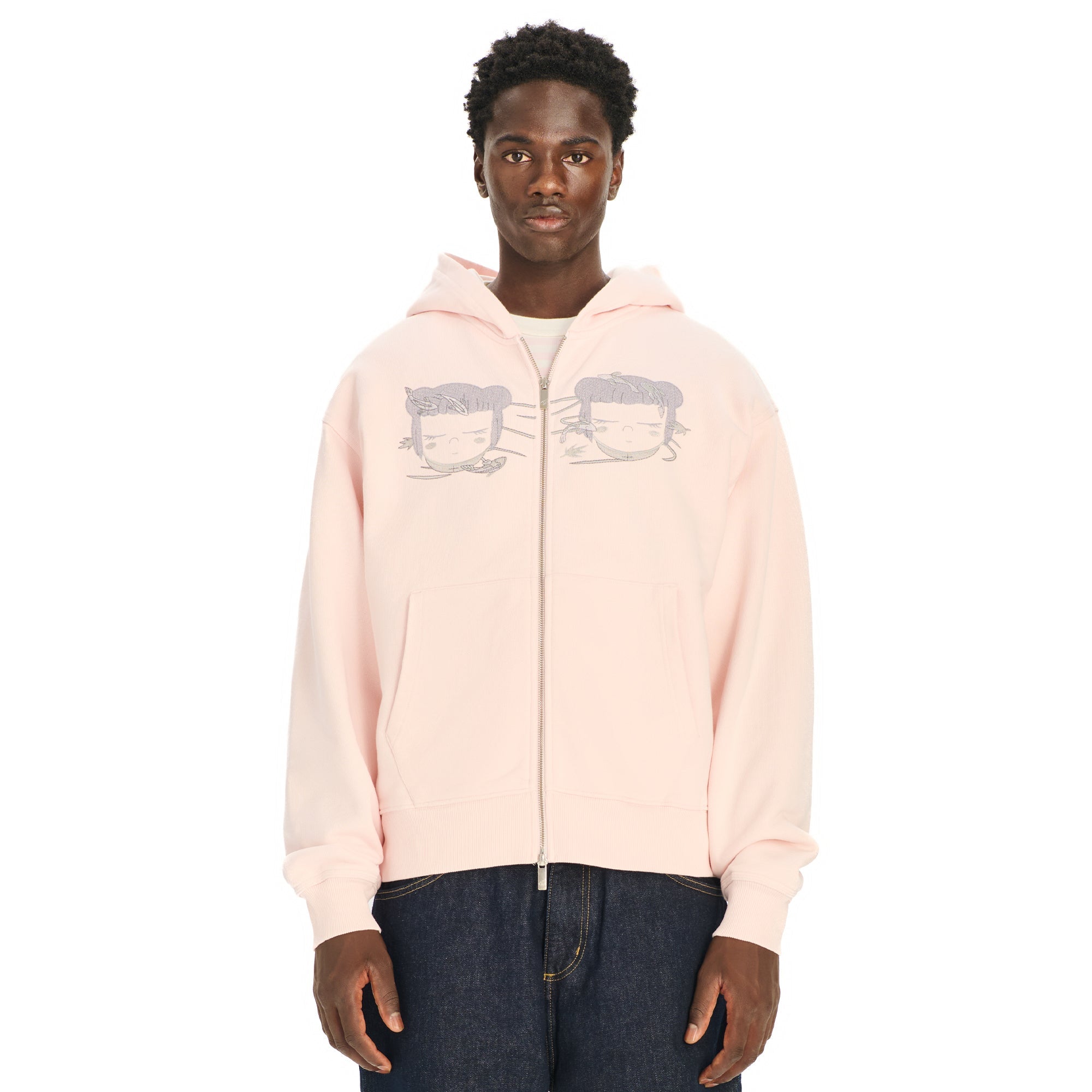 Derschutze "koi" Zip Up pink