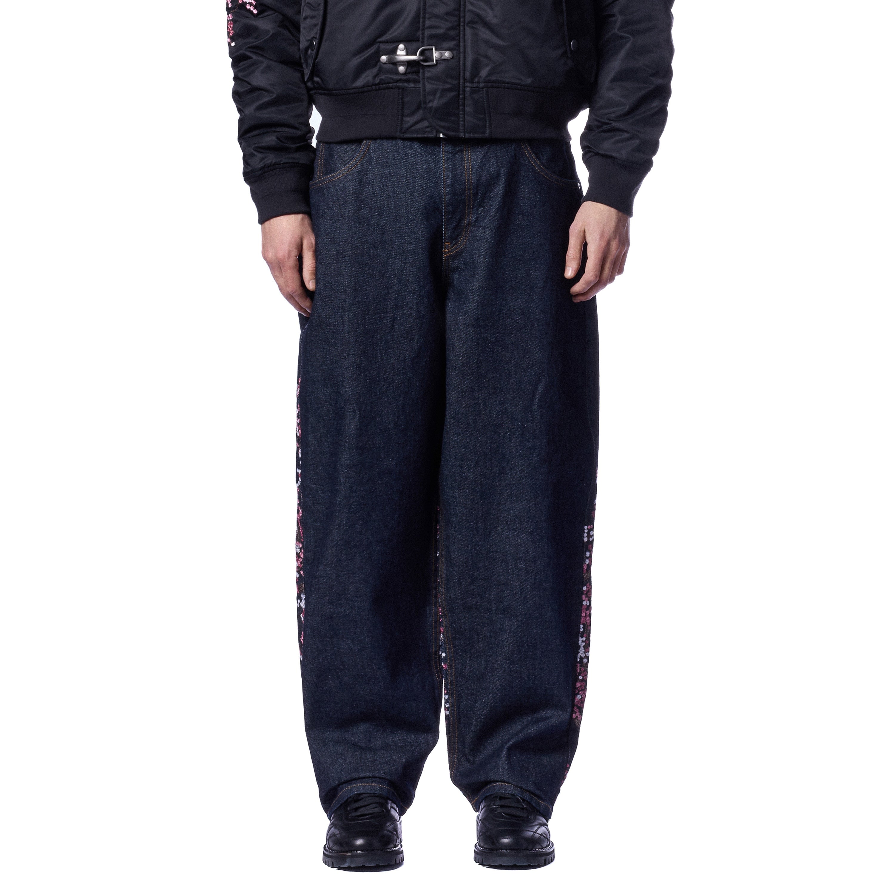 Derschutze "blossom v3" indigo raw Denim 02