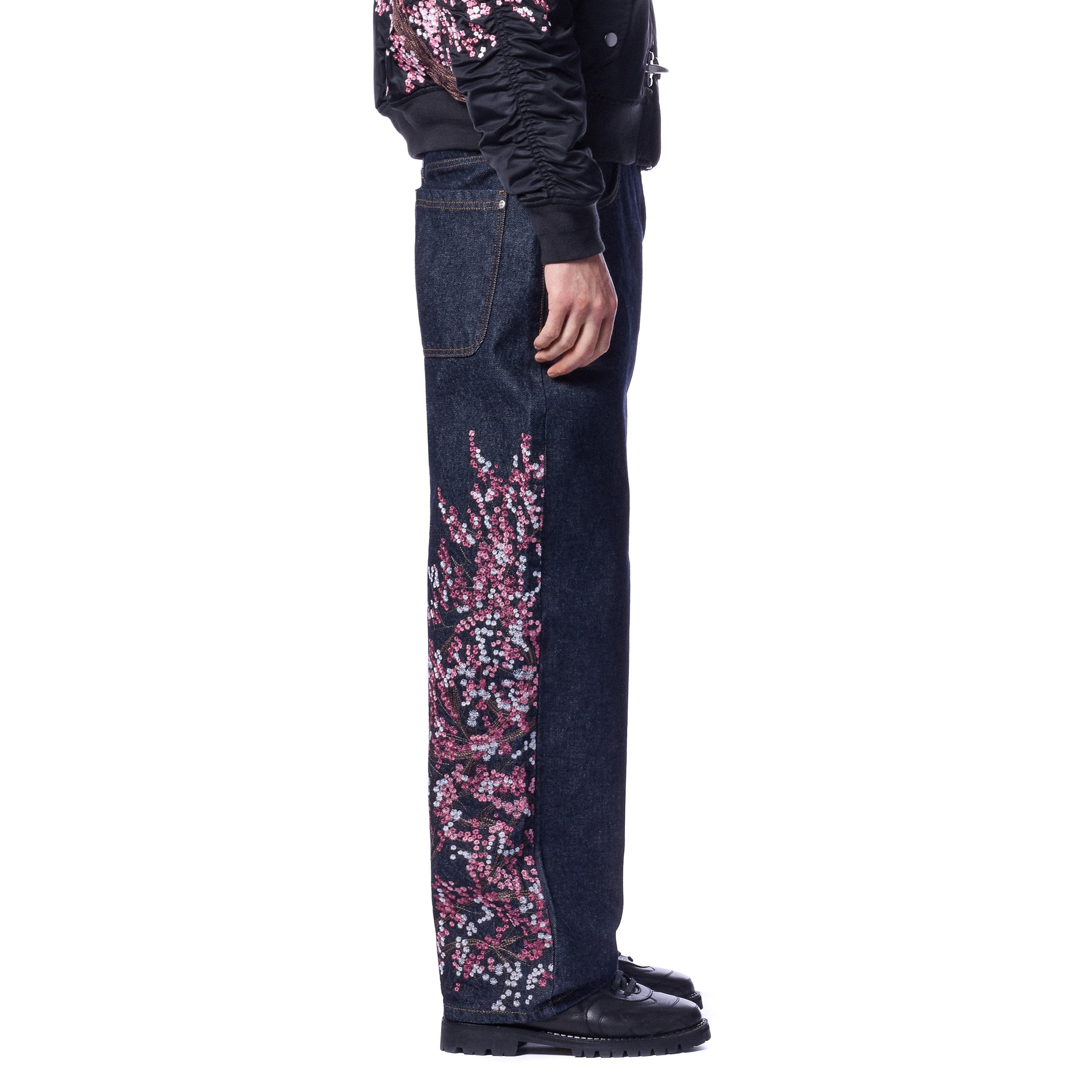 Derschutze "blossom v3" indigo raw Denim 02