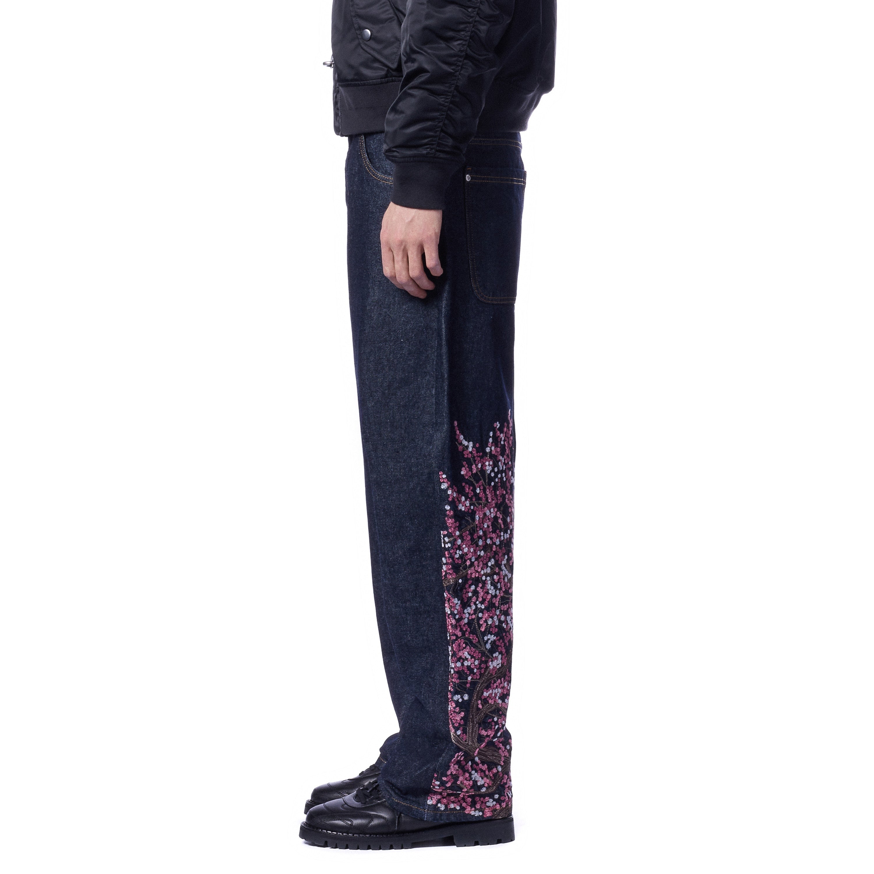 Derschutze "blossom v3" indigo raw Denim 02