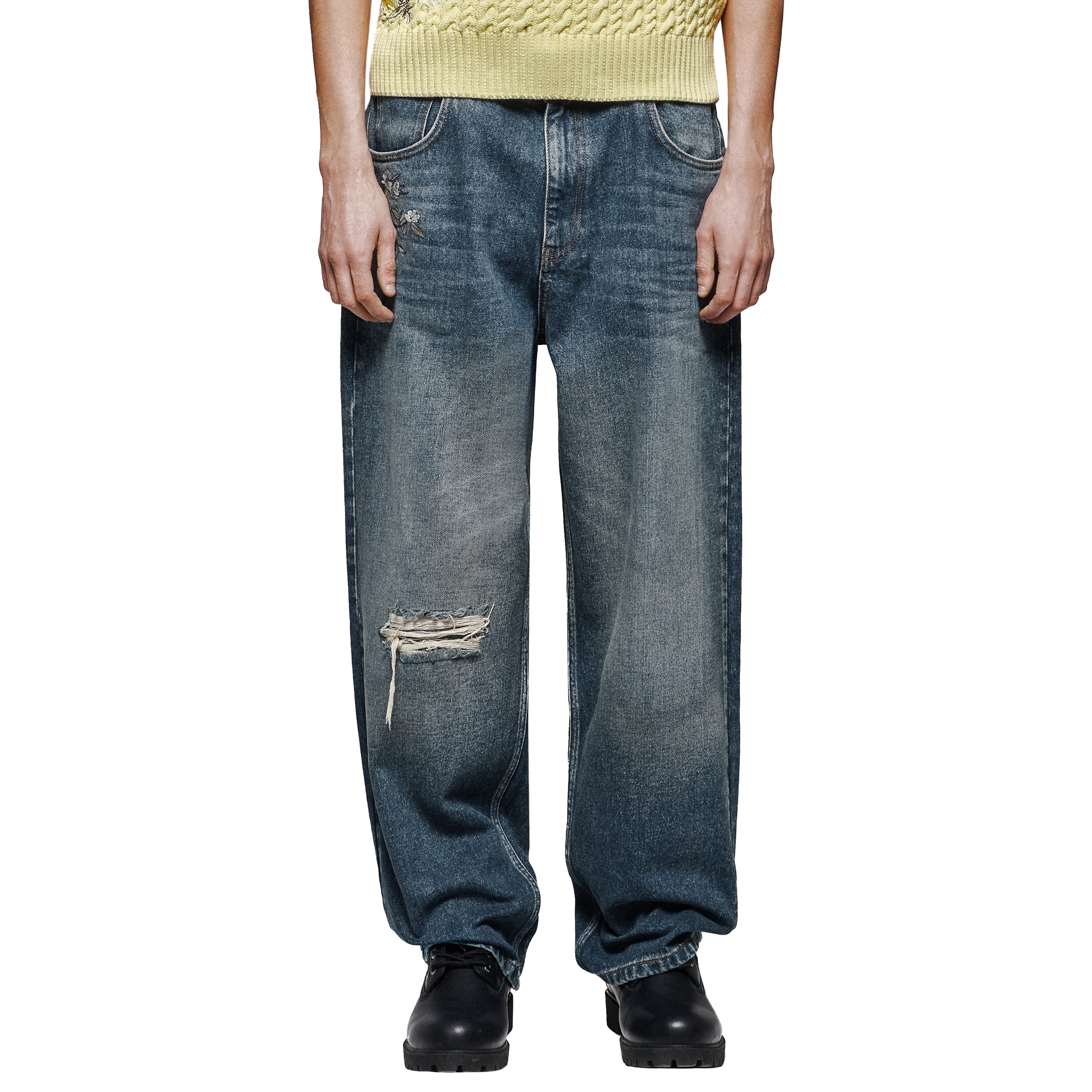 Derschutze "garden of eden" indigo Denim