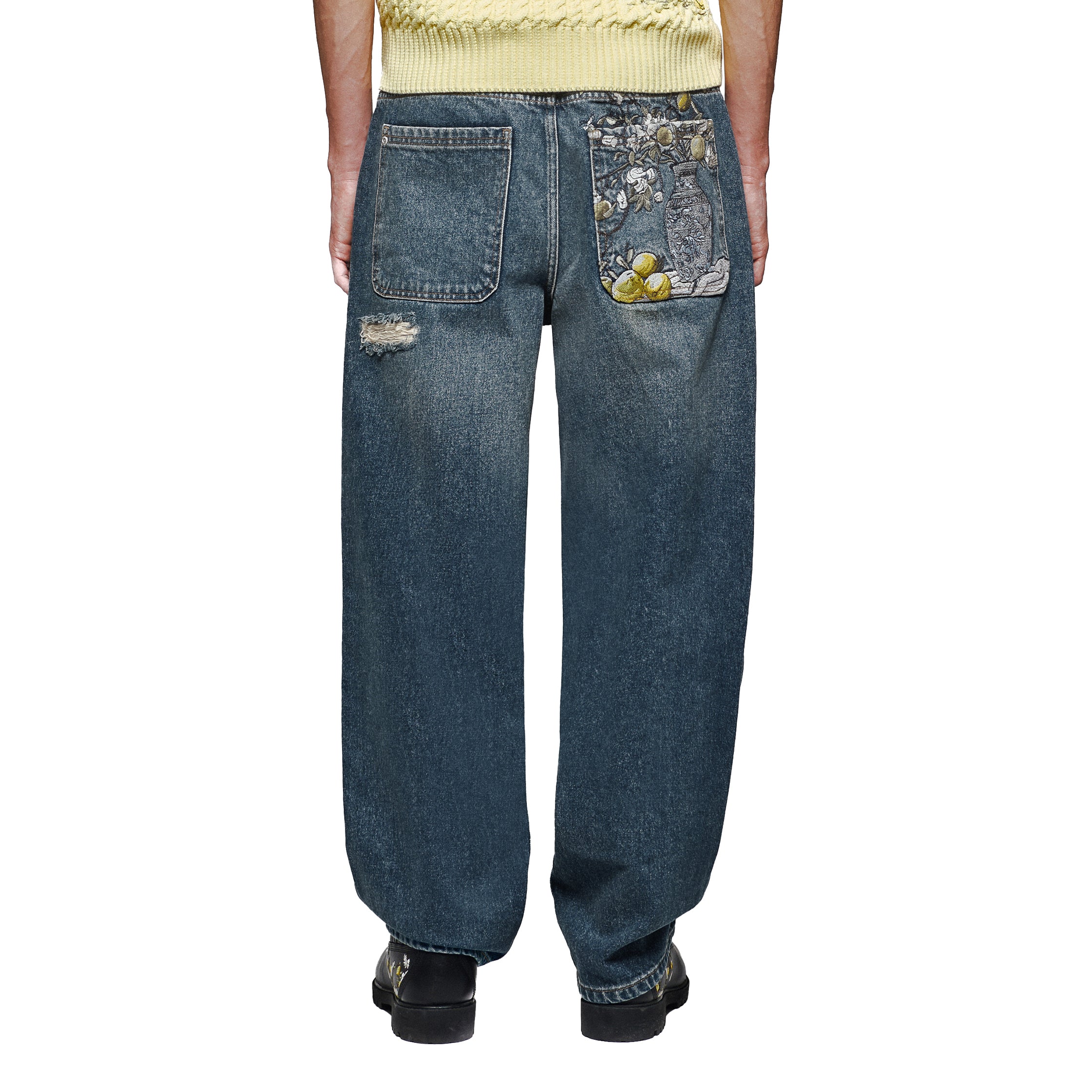 Derschutze "garden of eden" indigo Denim
