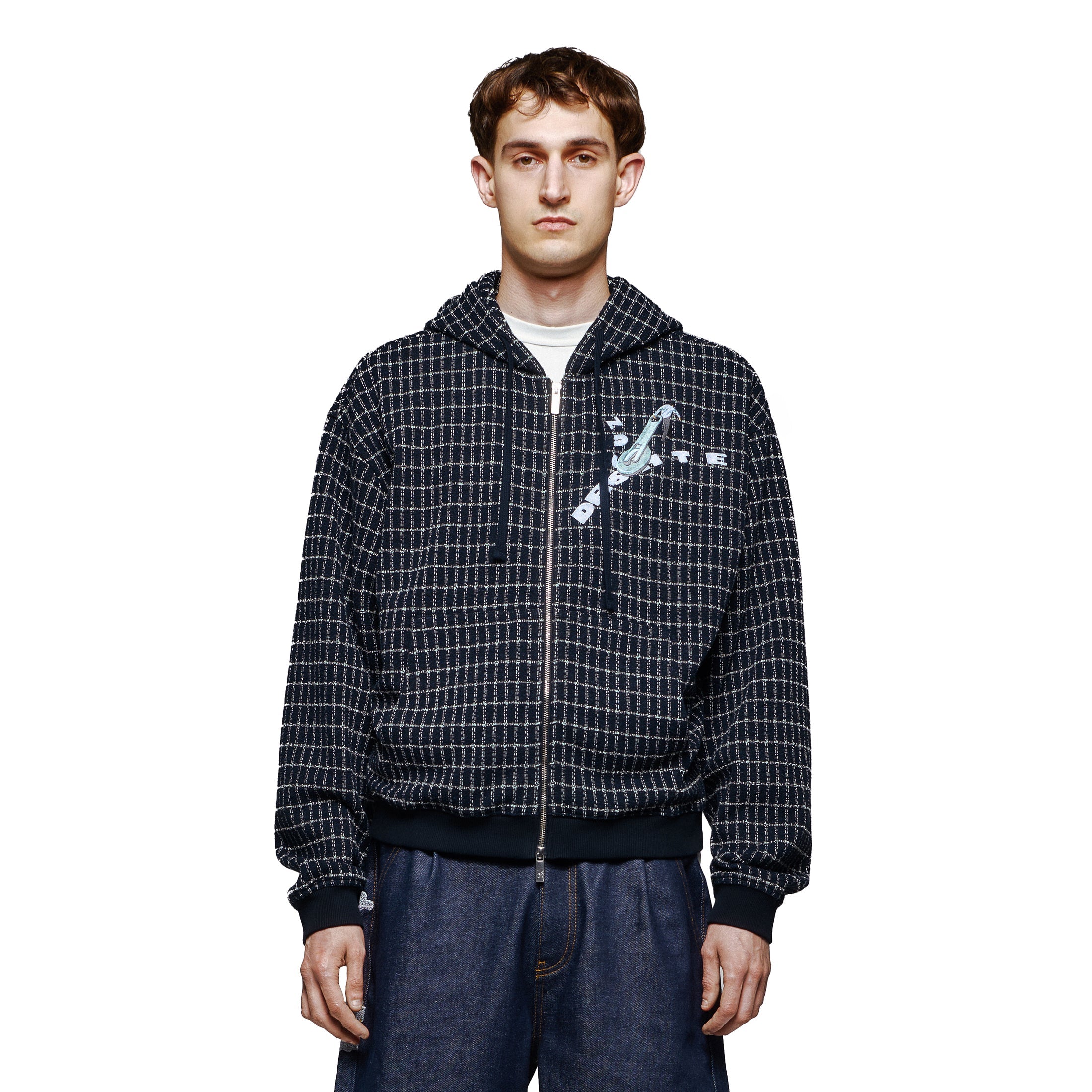 Derschutze "on air" tweed Zip Up