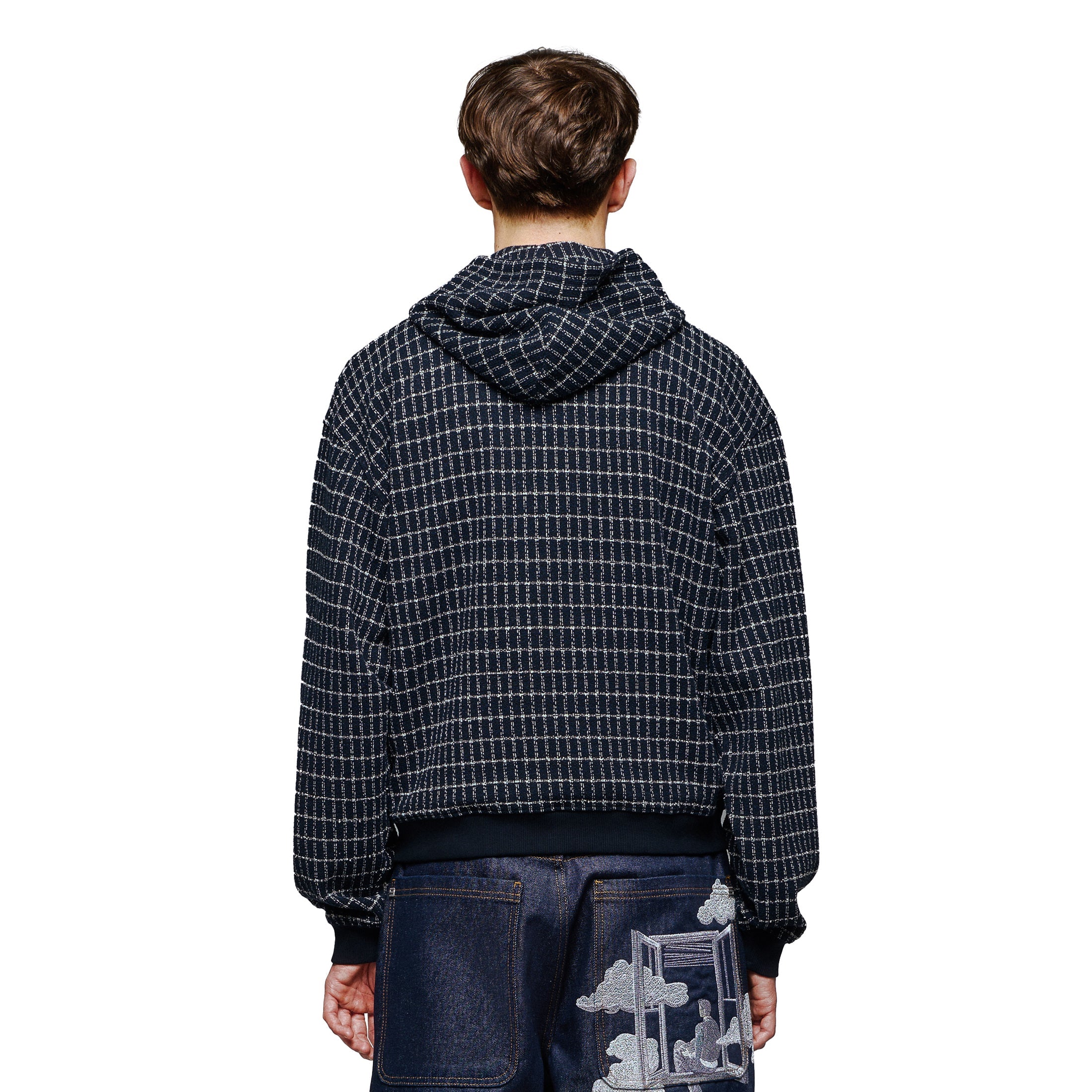 Derschutze "on air" tweed Zip Up