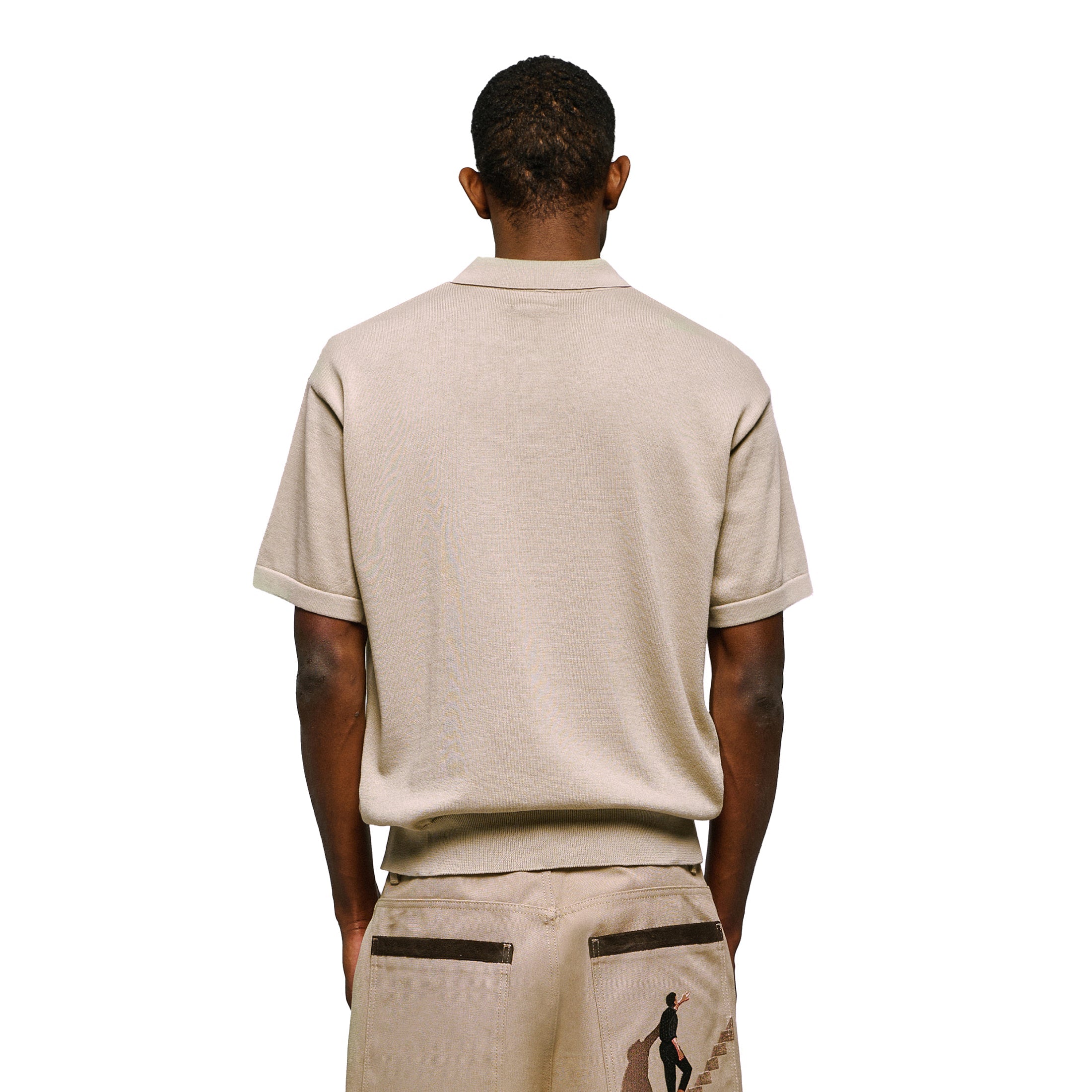 Derschutze "on air" Polo knit beige