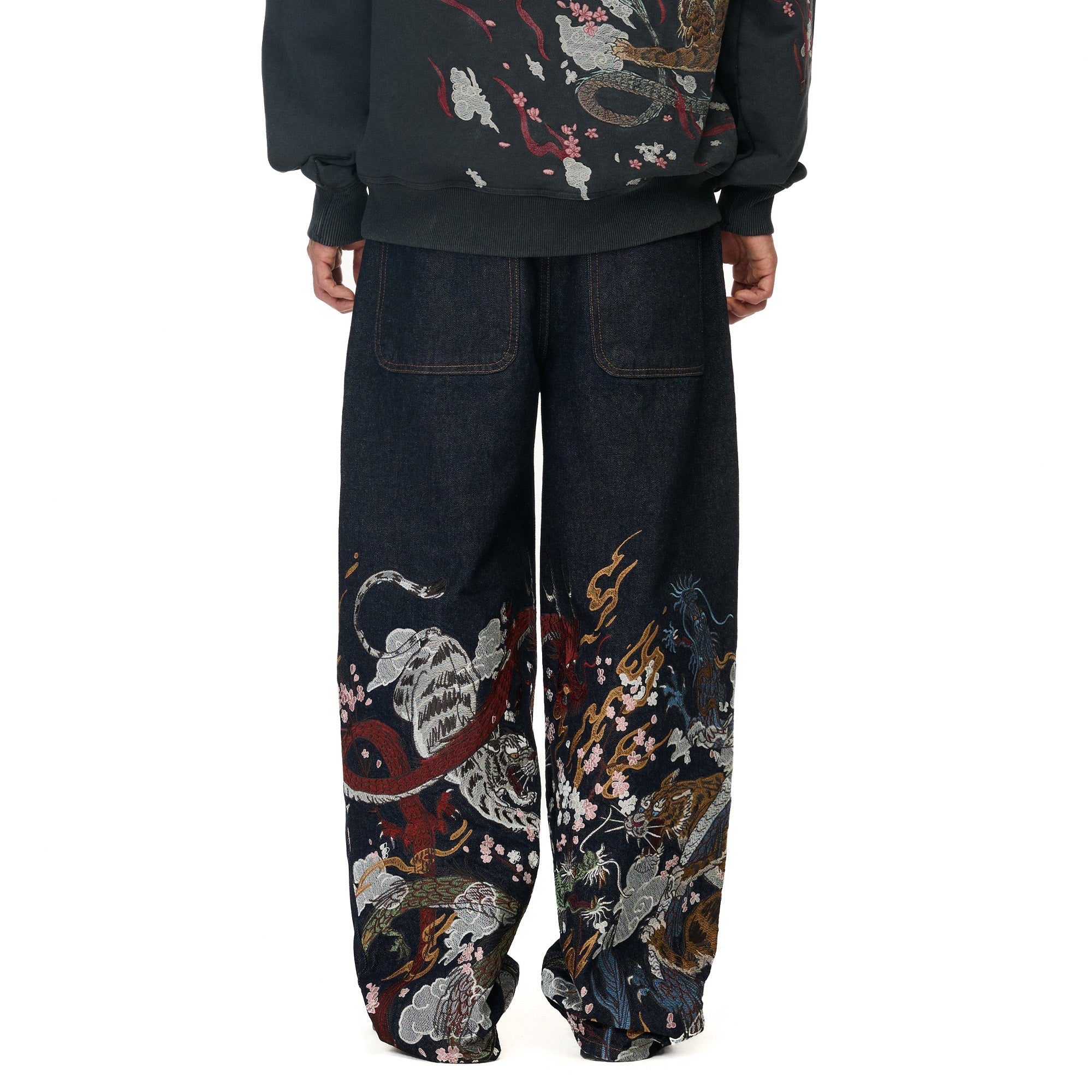 Derschutze "yakuza" raw Denim blue