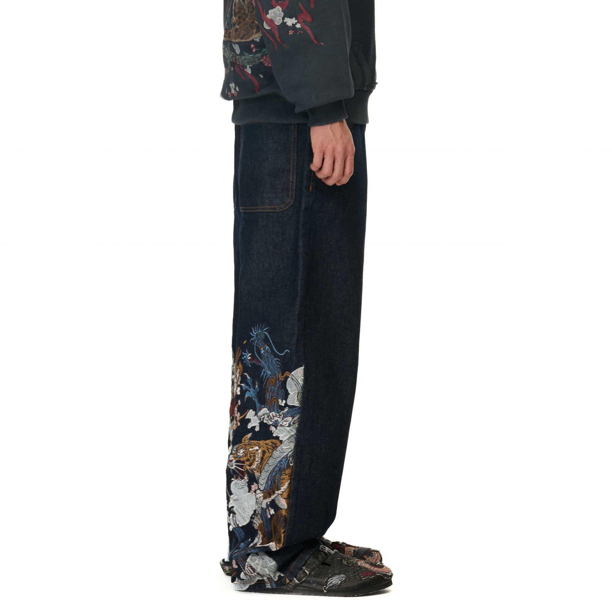 Derschutze "yakuza" raw Denim blue