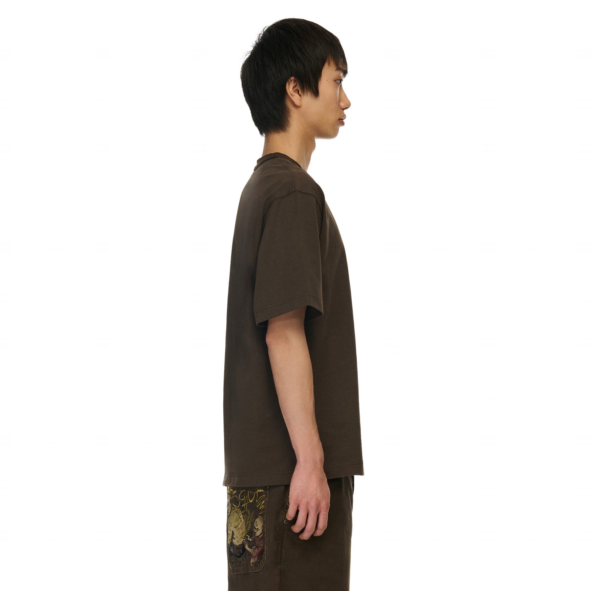 Derschutze "yakuza" T Shirt dark brown