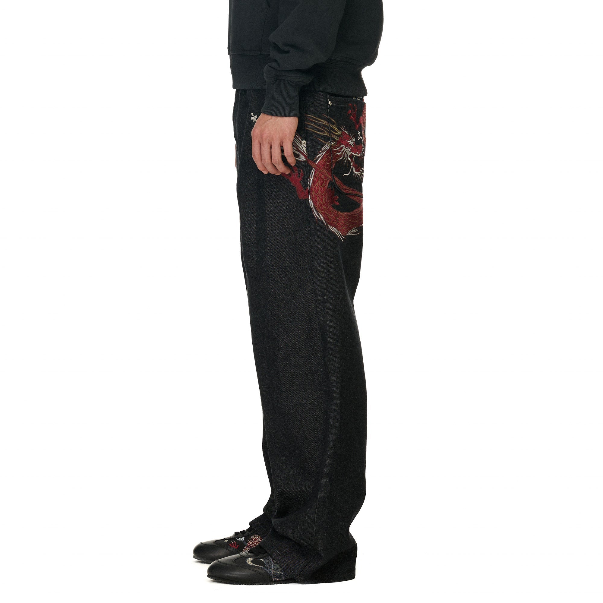 Derschutze "yakuza" raw Denim black