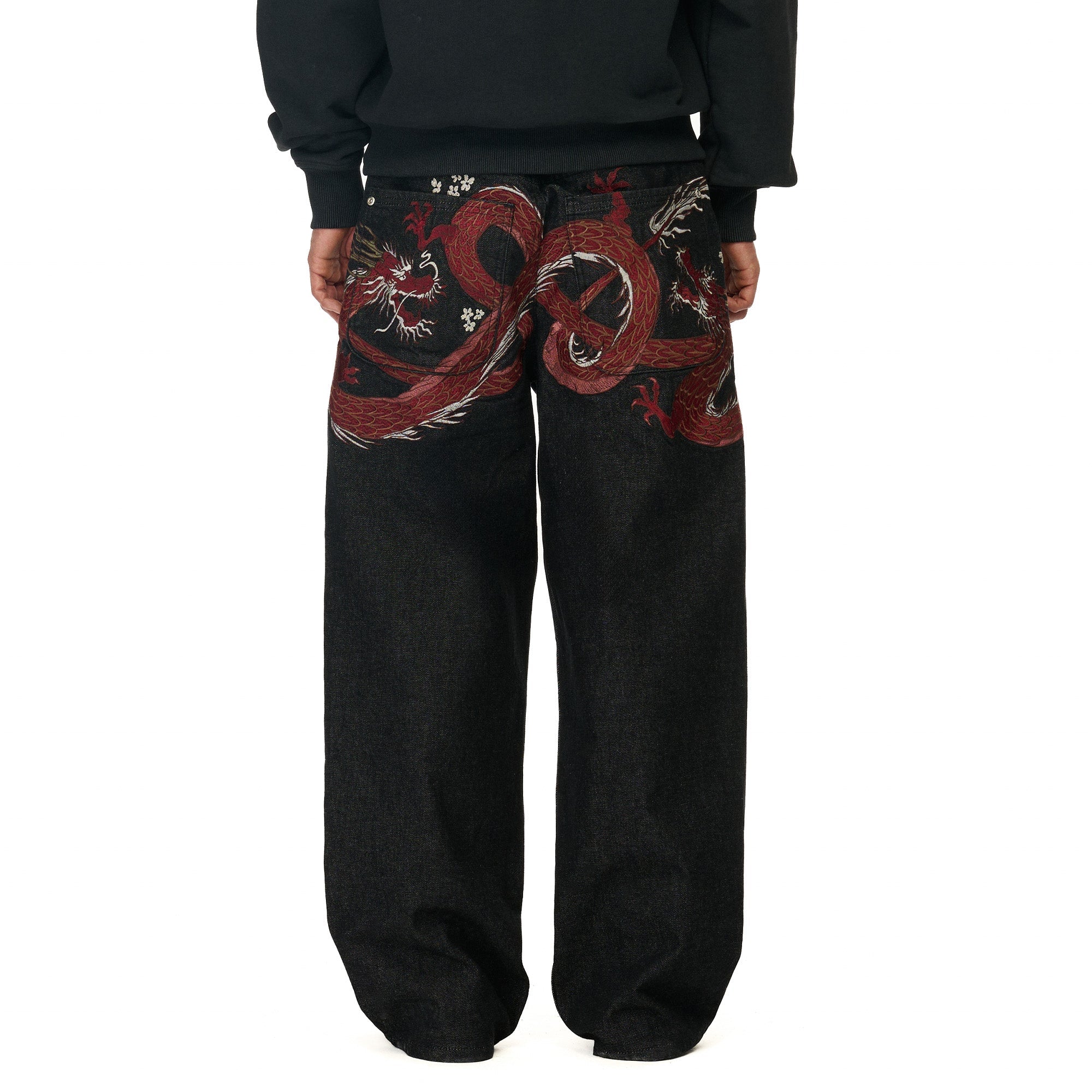 Derschutze "yakuza" raw Denim black