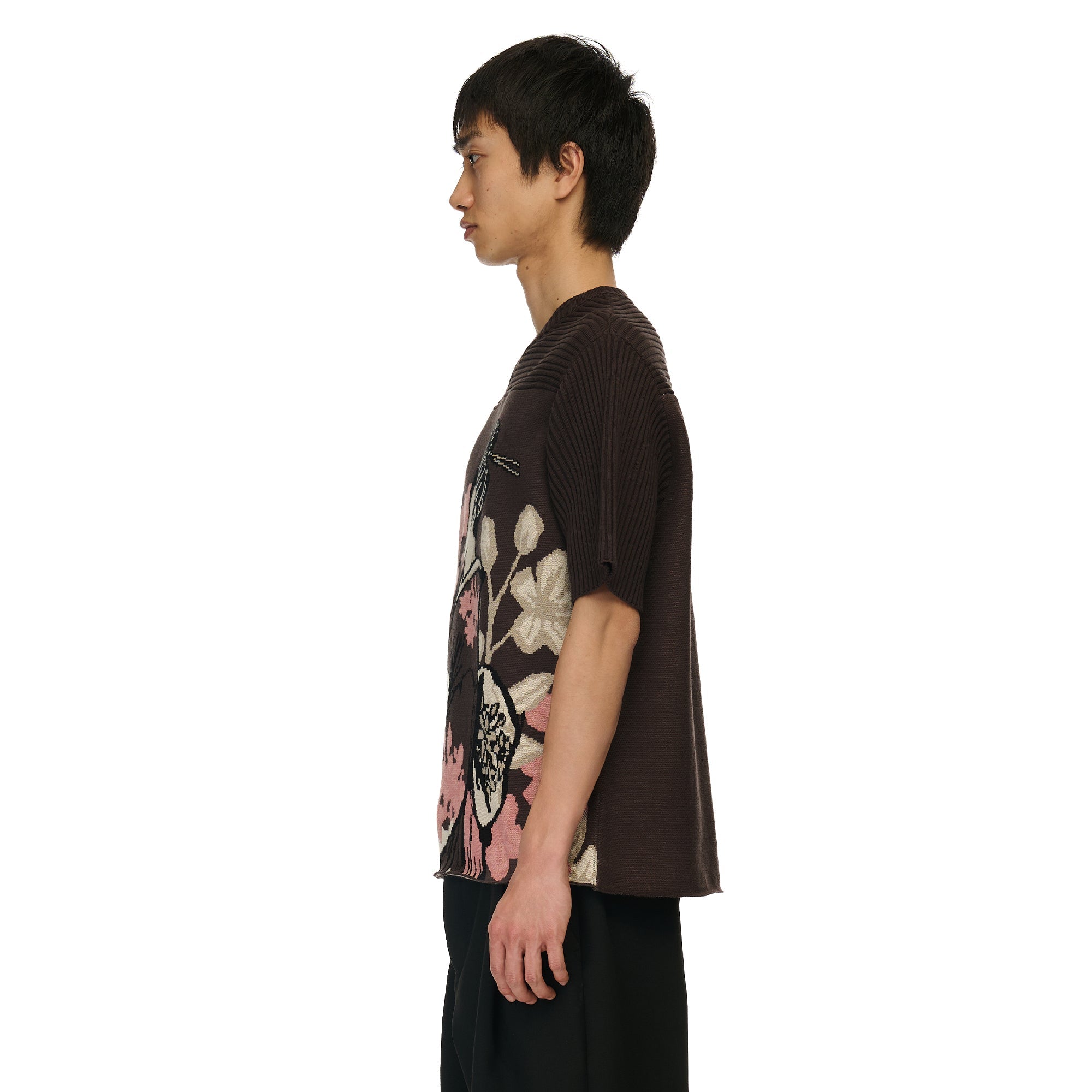 Derschutze "yakuza v2" knitted Jersey brown