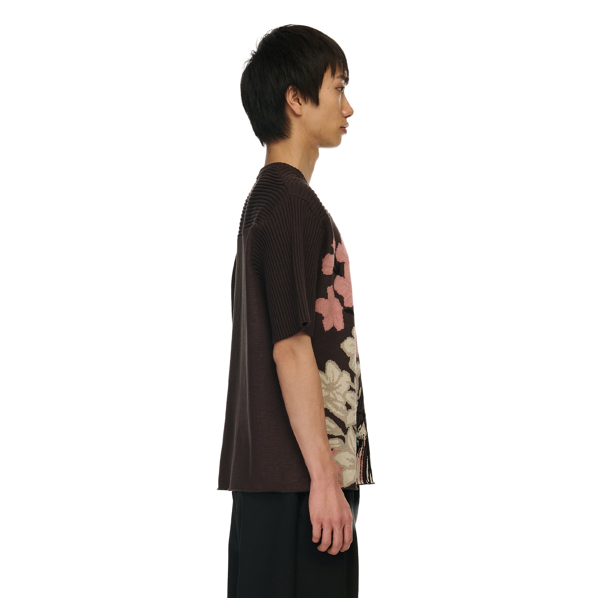 Derschutze "yakuza v2" knitted Jersey brown
