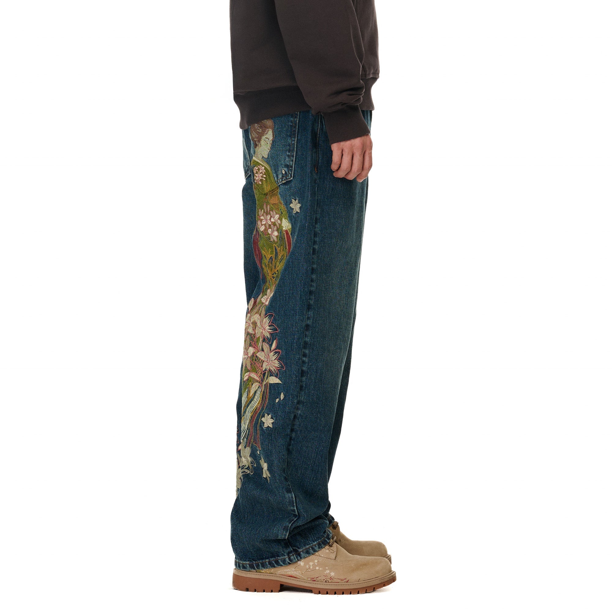 Derschutze "yakuza" indigo washed Denim