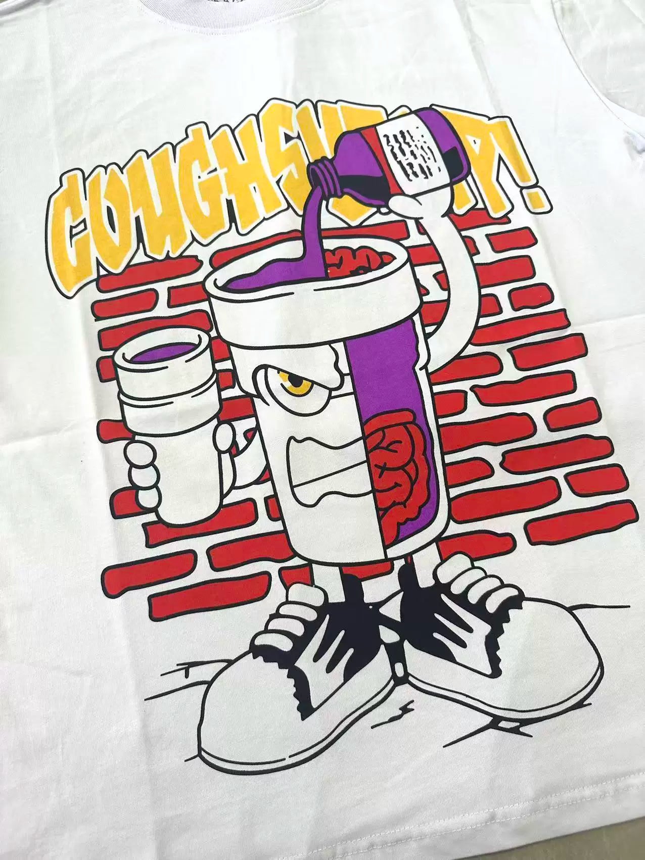 That's A Awful Lot Of Cough Syrup Cartoon Double Cup T-Shirt