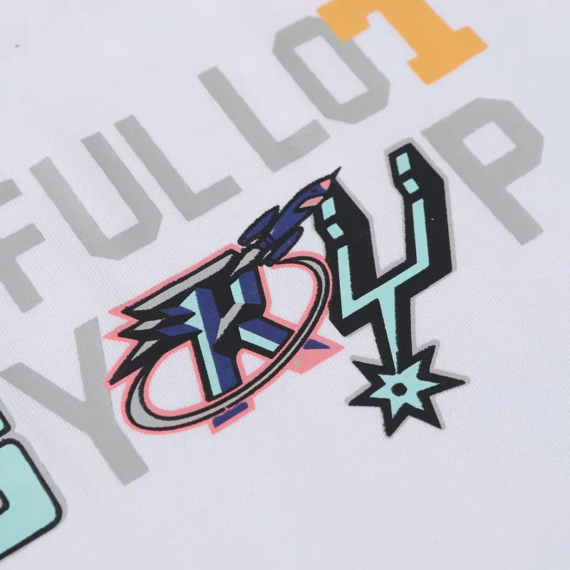 THAT'S A AWFUL LOT OF COUGH SYRUP Vintage Washed NBA Team Logo Mashup T-Shirt