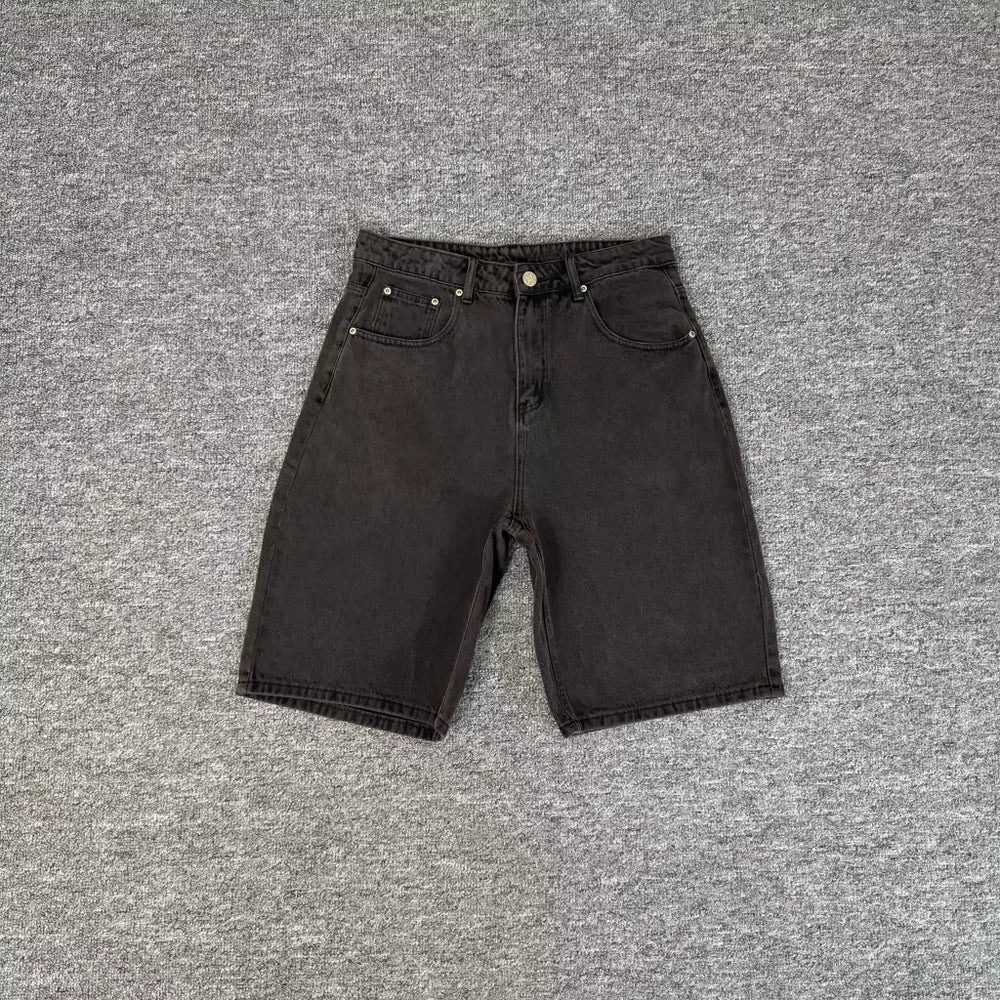 Derschutze Dark Vintage Streetwear Jean Shorts