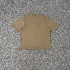 Derschutze Vintage Brown Arabic Art Graphic Tee